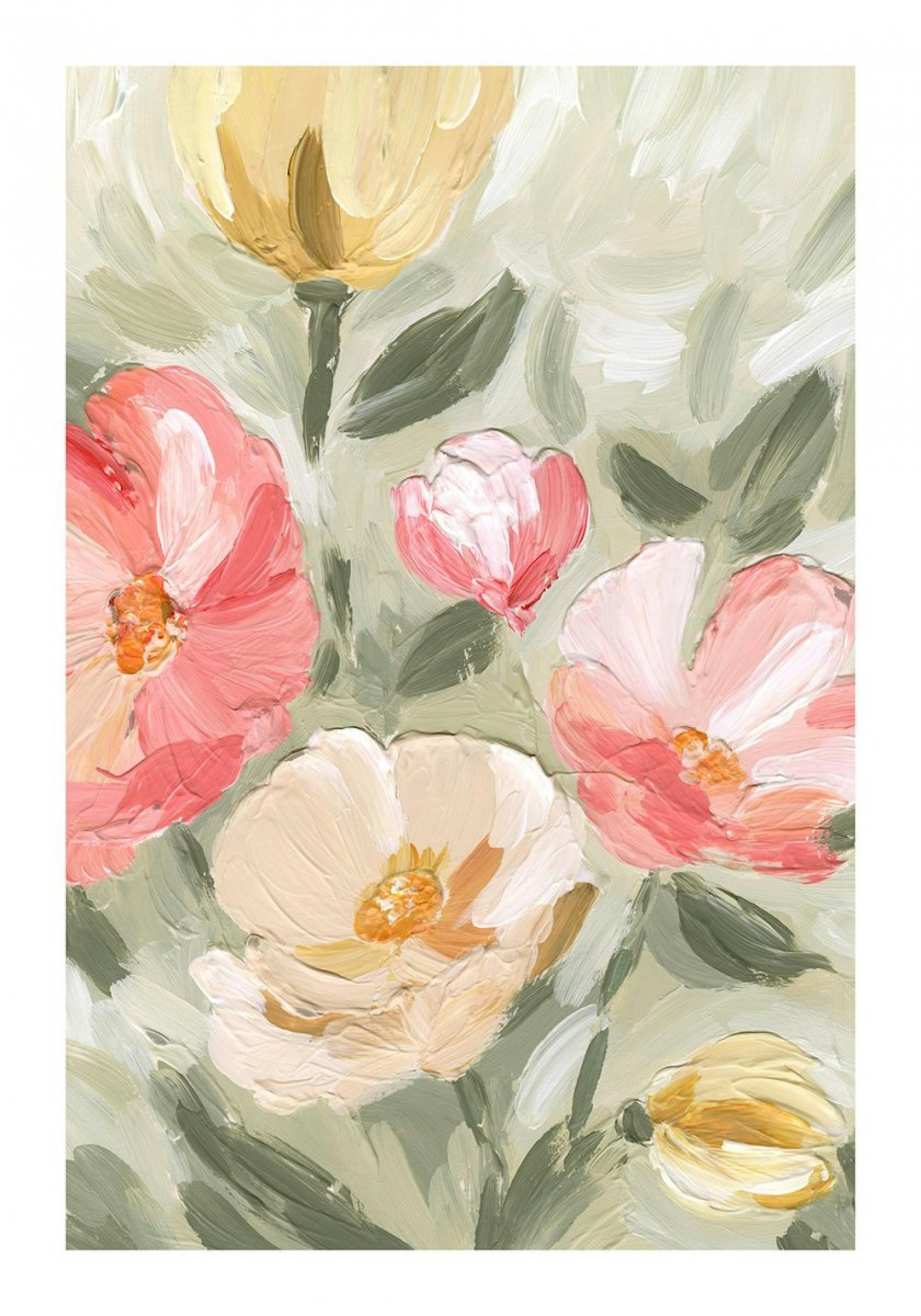 Painted Blossom No1 Affiche 0