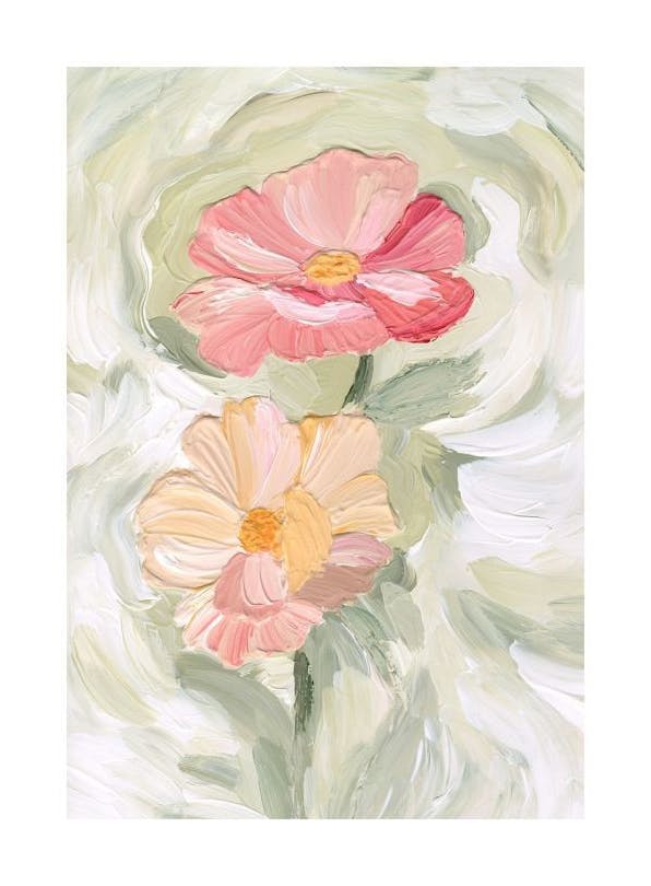 Painted Blossom No2 Poster (70x100 cm)- Pittura