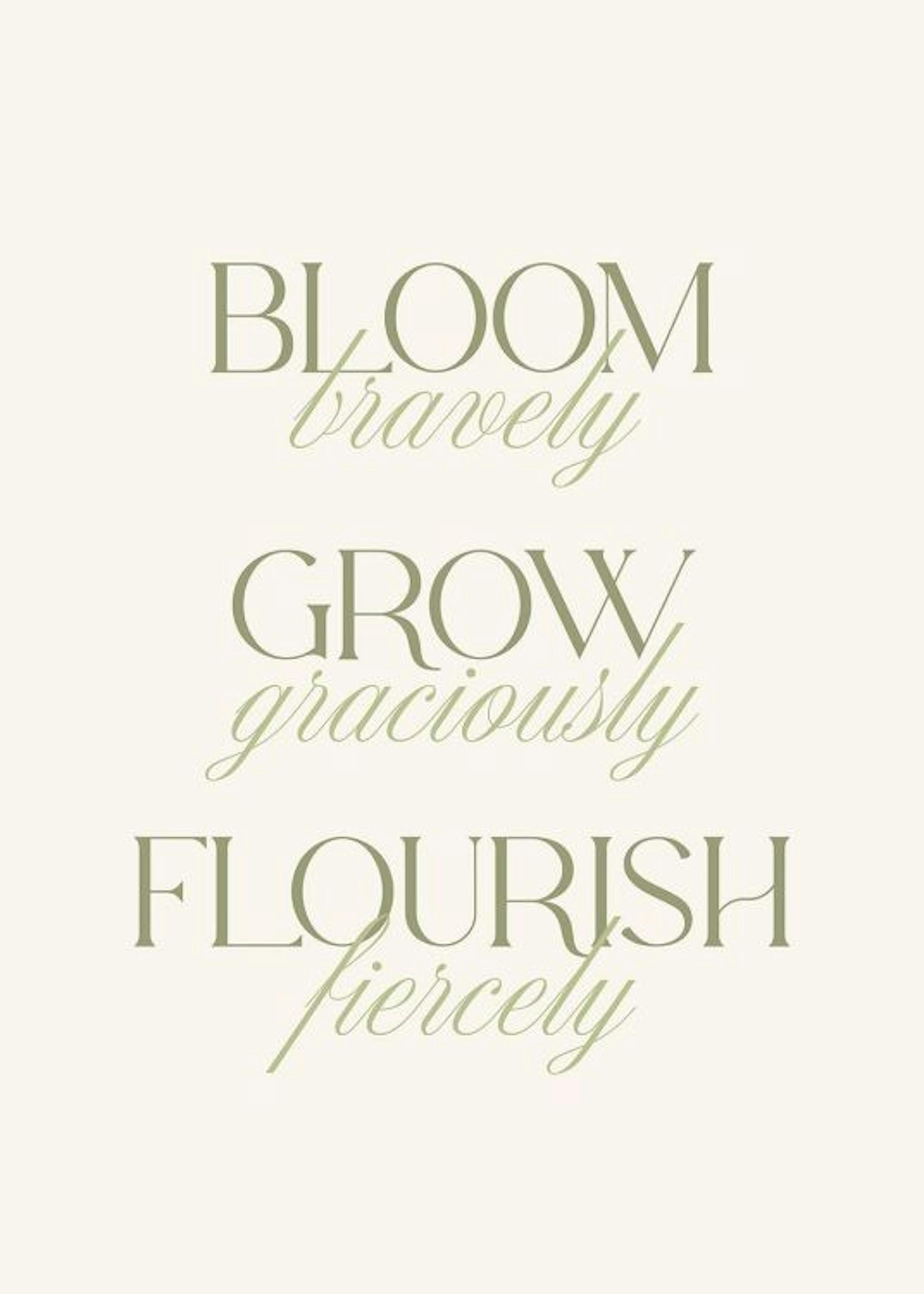 Bloom Bravely Plakat 0
