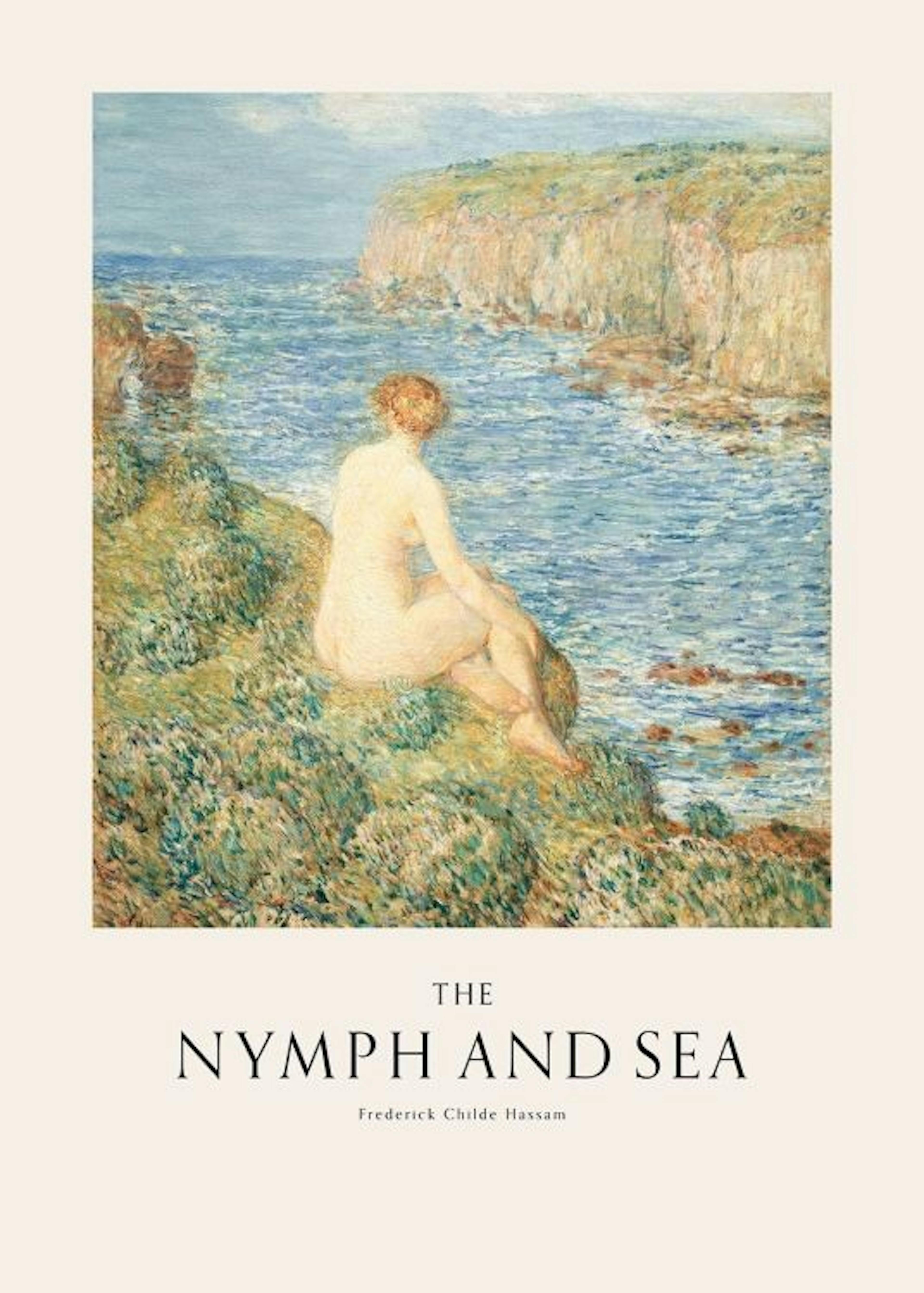 Frederick Childe Hassam - The Nymph and Sea Poster