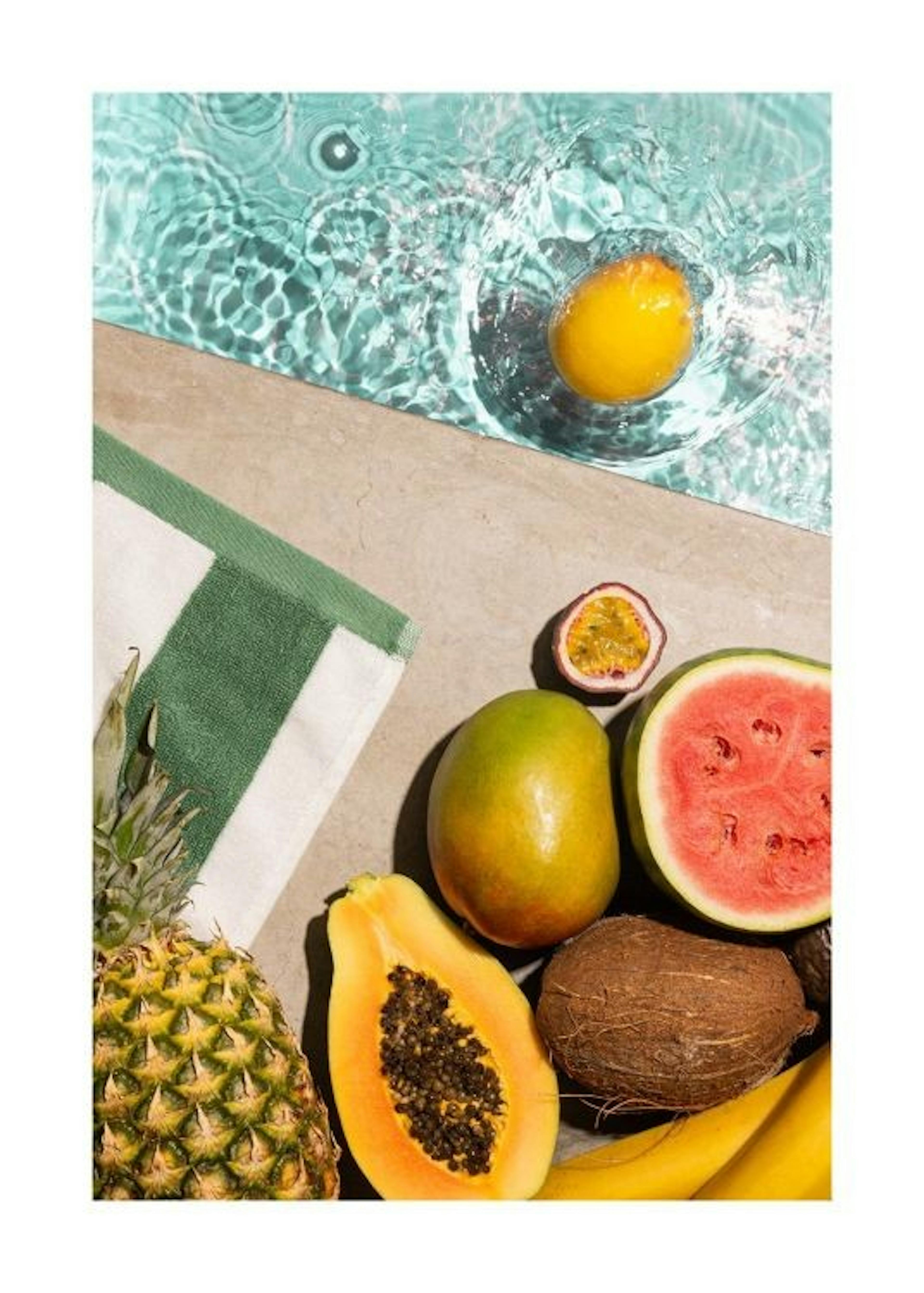 Tropical Fruits Poster 0