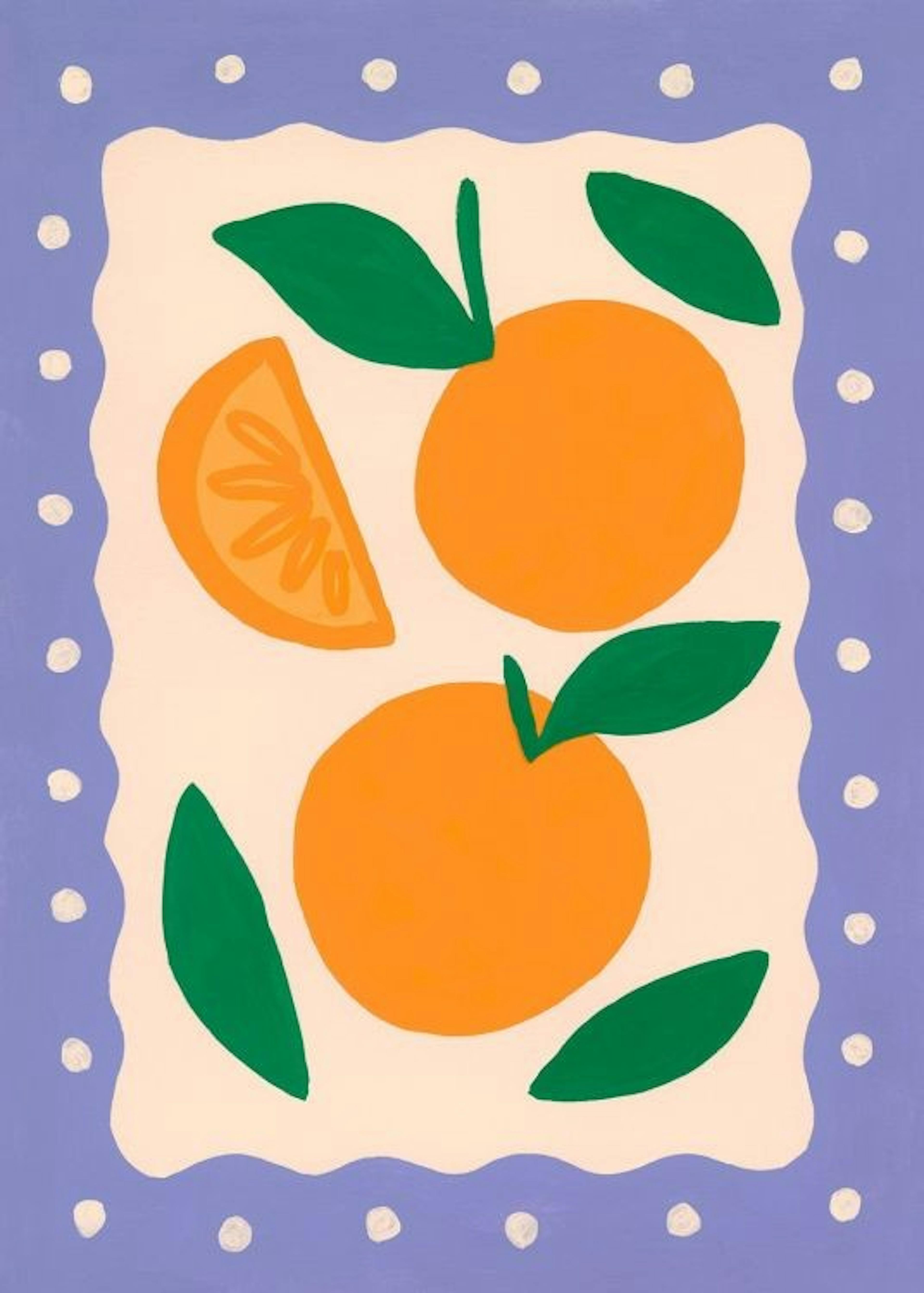 Popping Oranges Poster