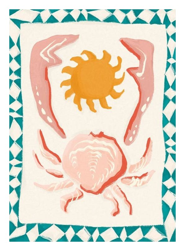 Sun Crab Print (30x40 cm)