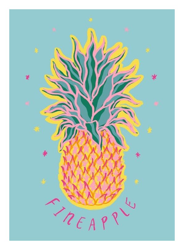 Fineapple Print (30x40 cm)