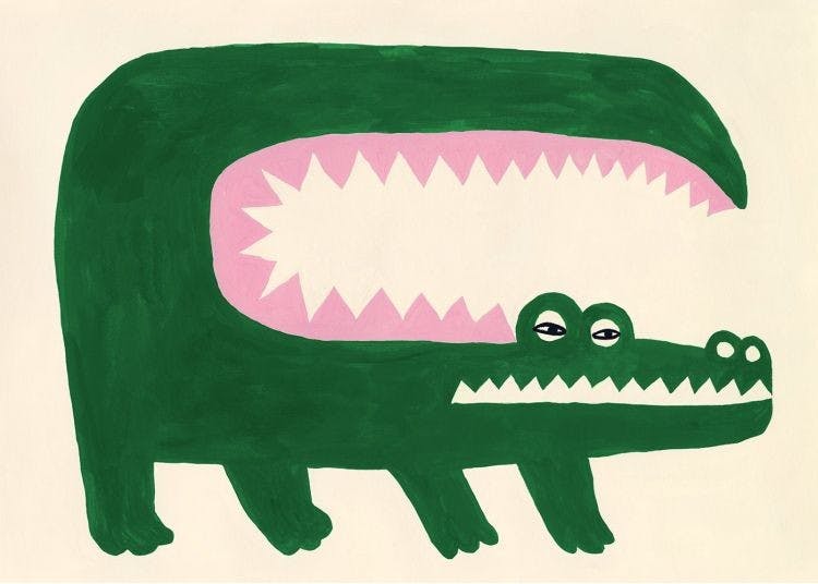 Crocodile Crush Print 0
