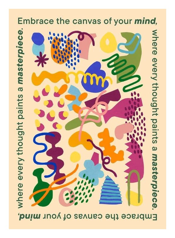 Masterpiece Plakat (50x70 cm)- Sztuka abstrakcyjna