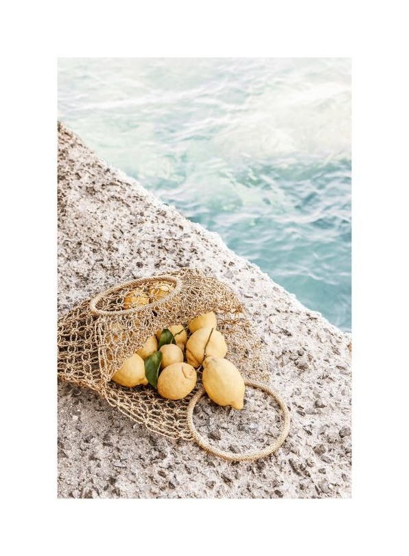 Lemons by the Shore Poster (30x40 cm)