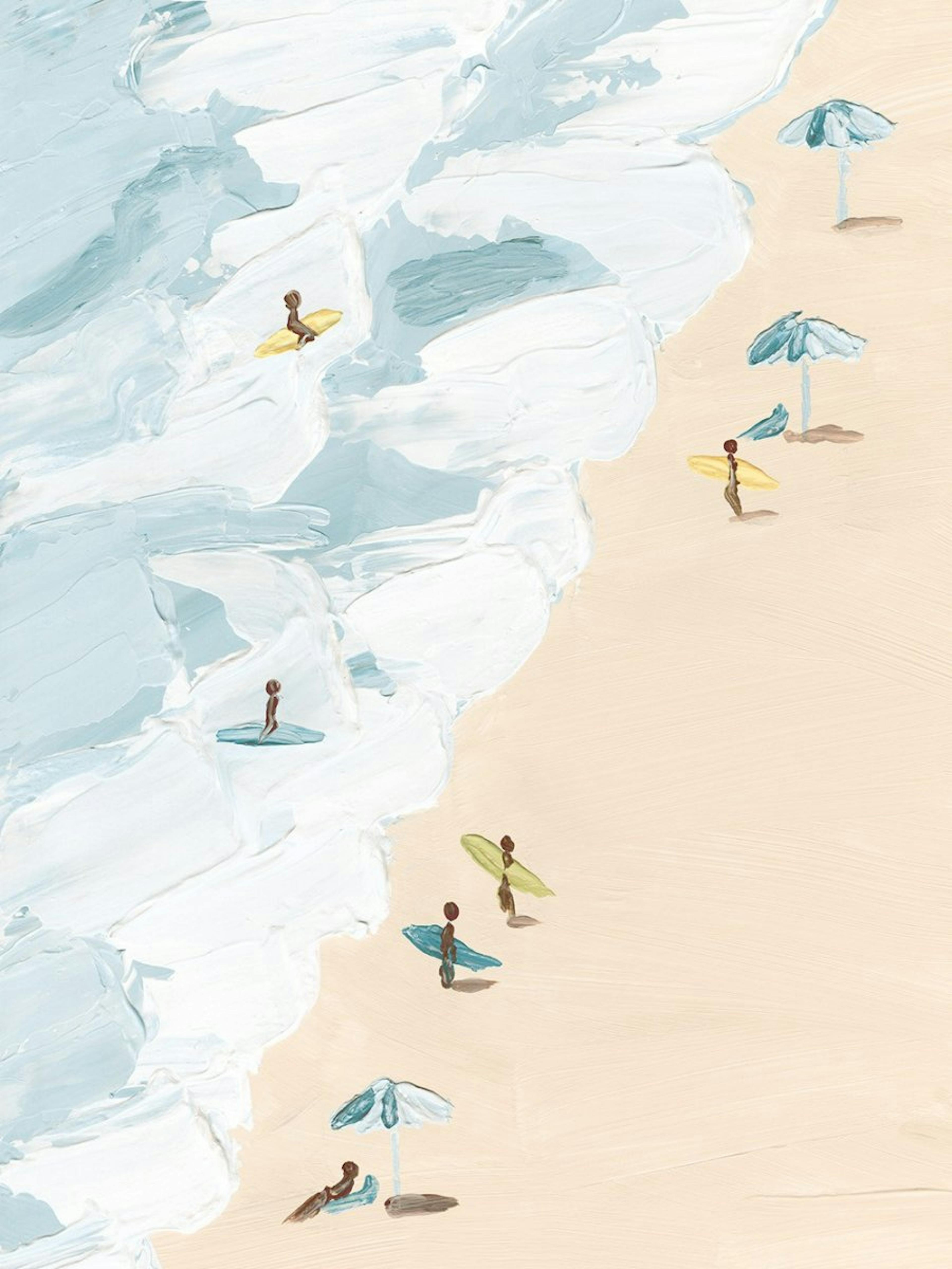 Surfer Beach Poster 0