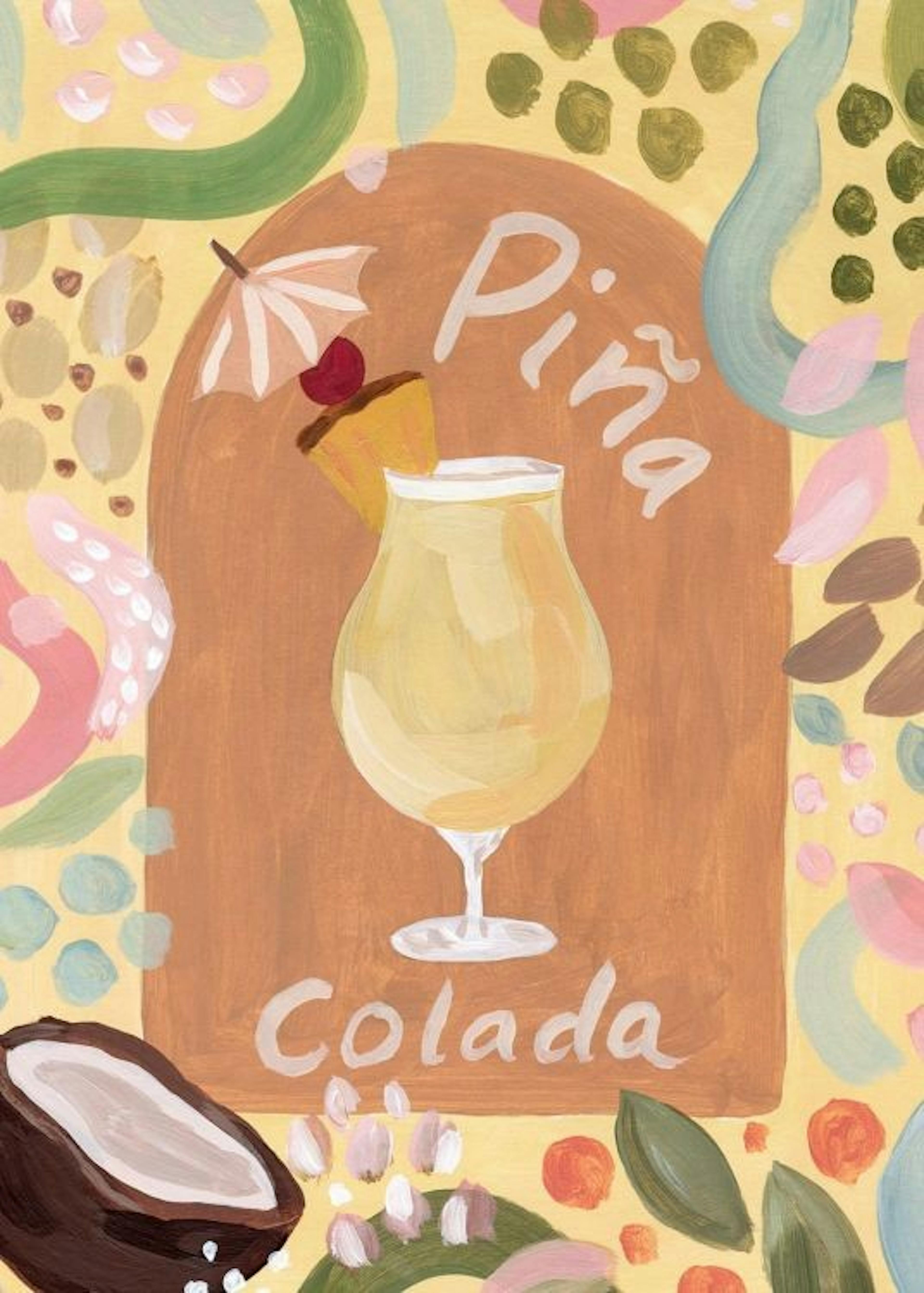 One Piña Colada, Please Poster