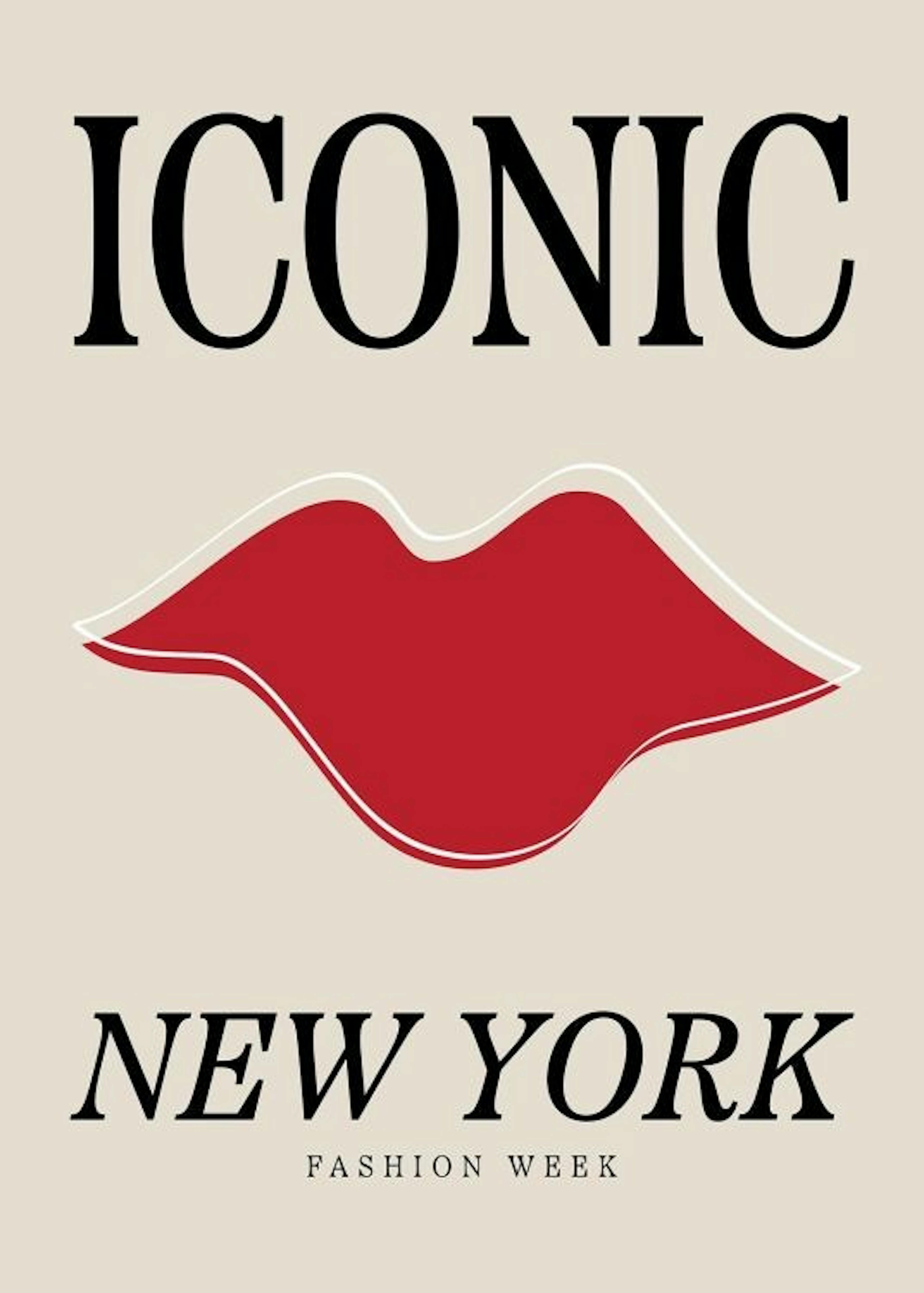 Iconic Lips Plakát 0