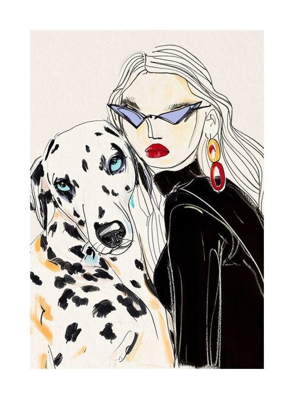 Spots and Style Print (50x70 cm)