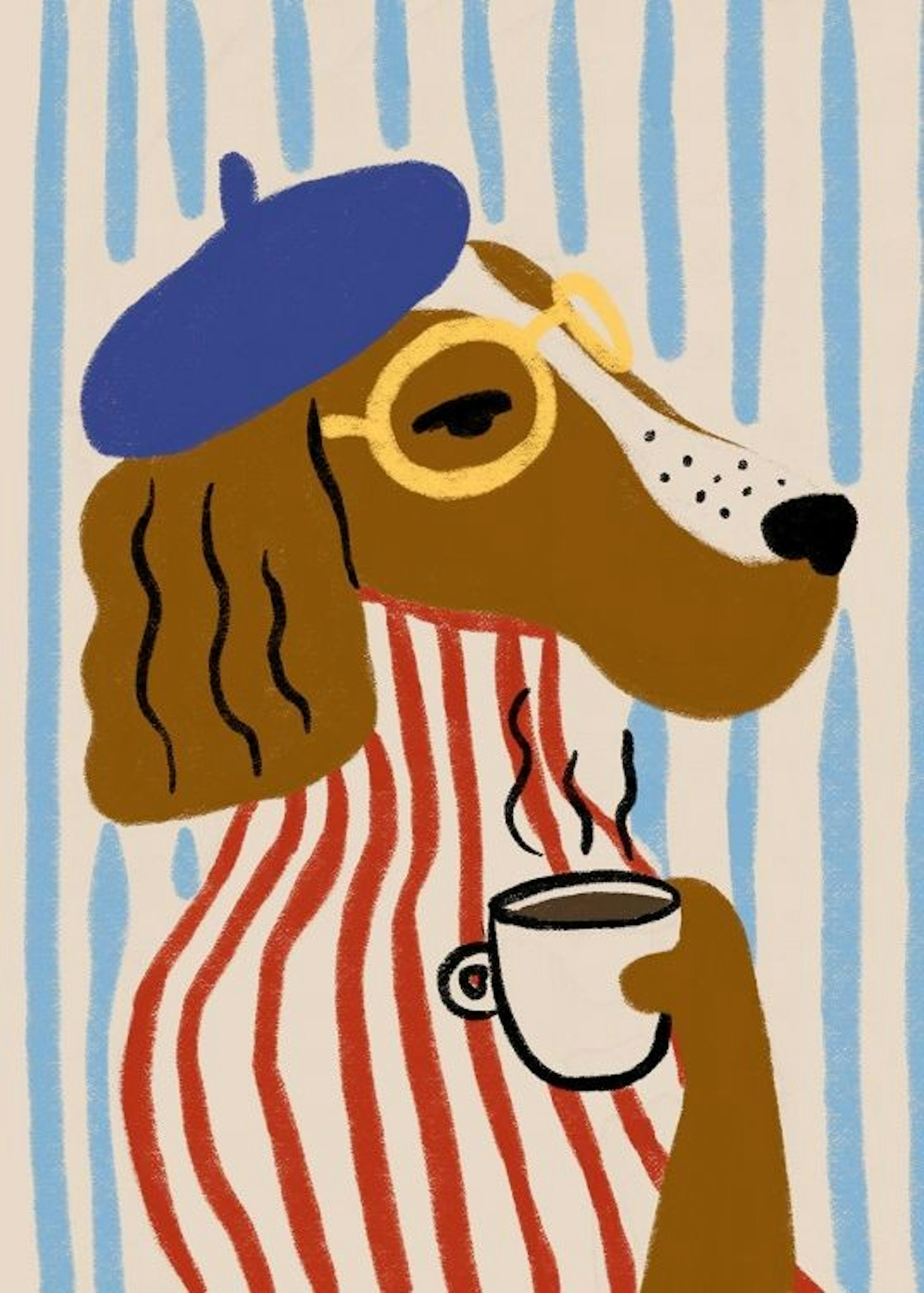 Sophisticated Dog Poster 0