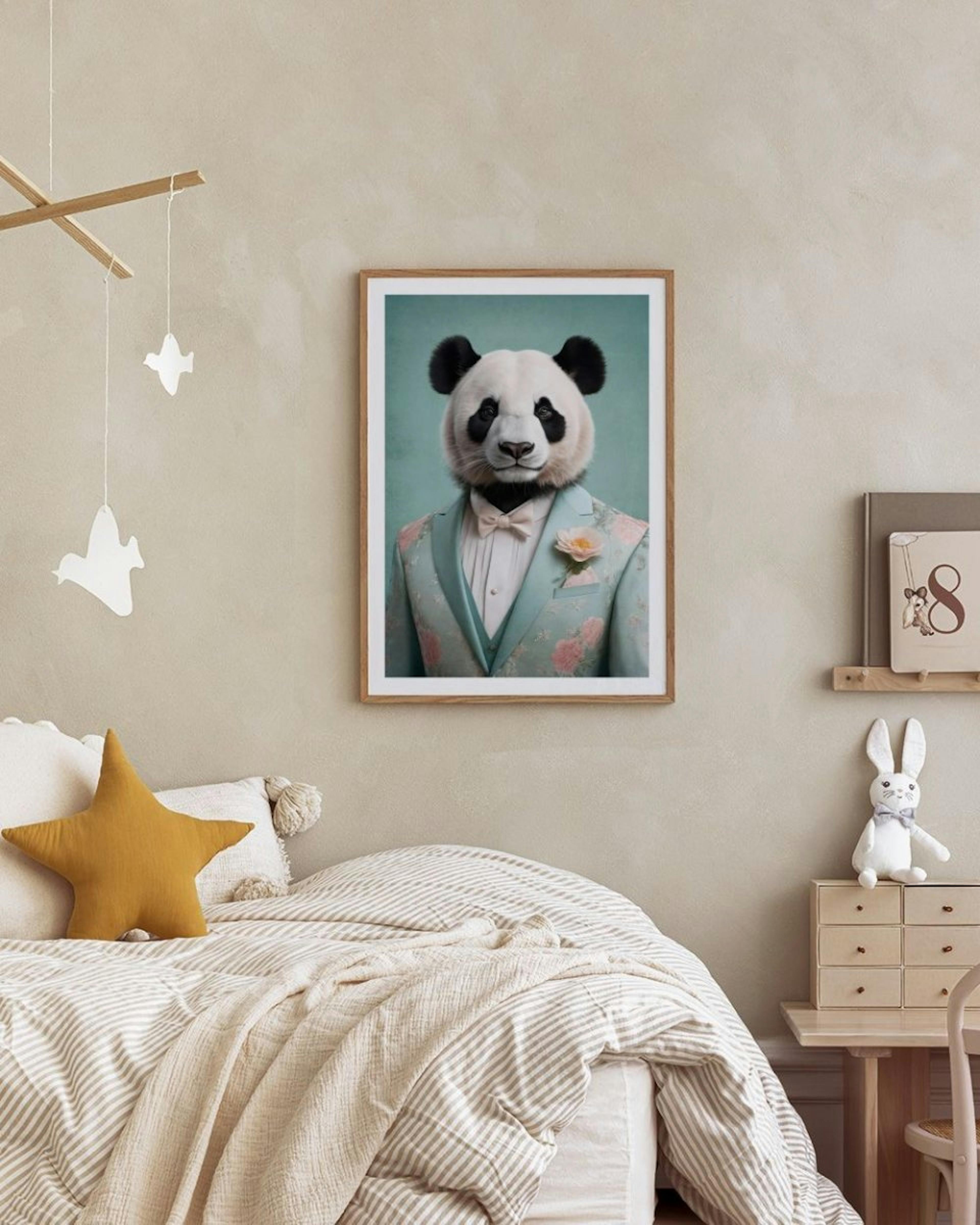 Portrait of a Panda Juliste