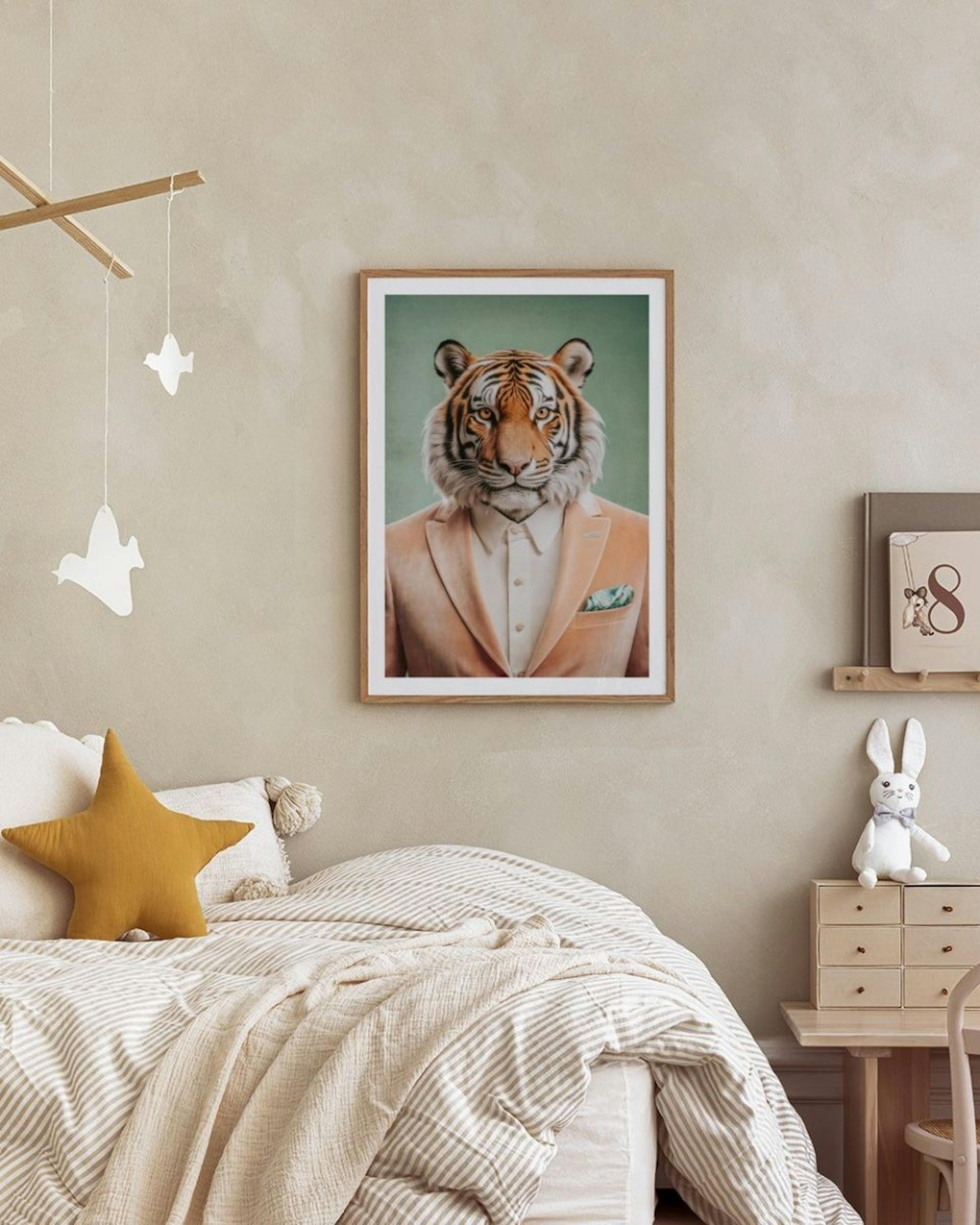 Portrait of a Tiger Affiche