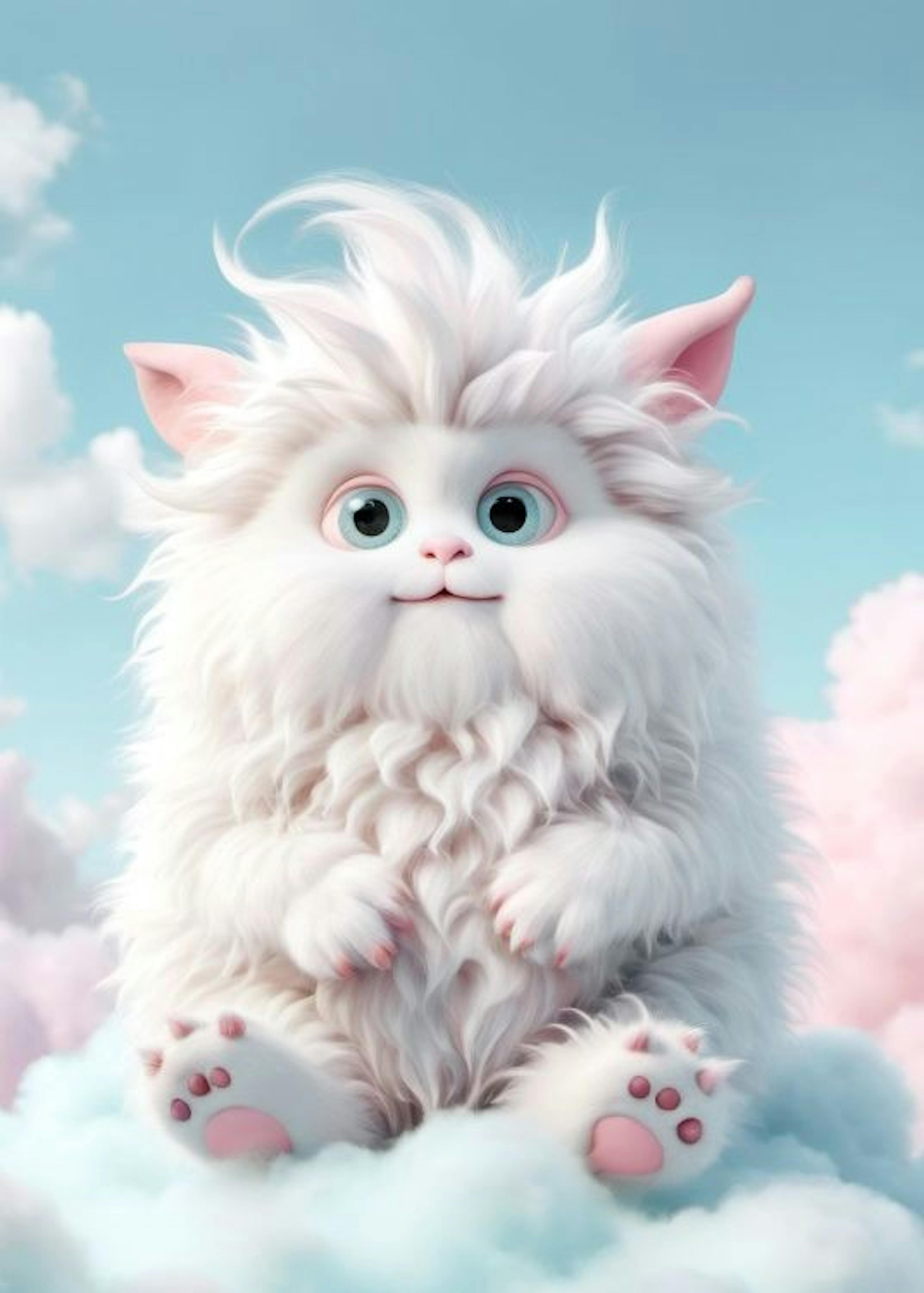 Fluffy Creature No2 Plakat 0