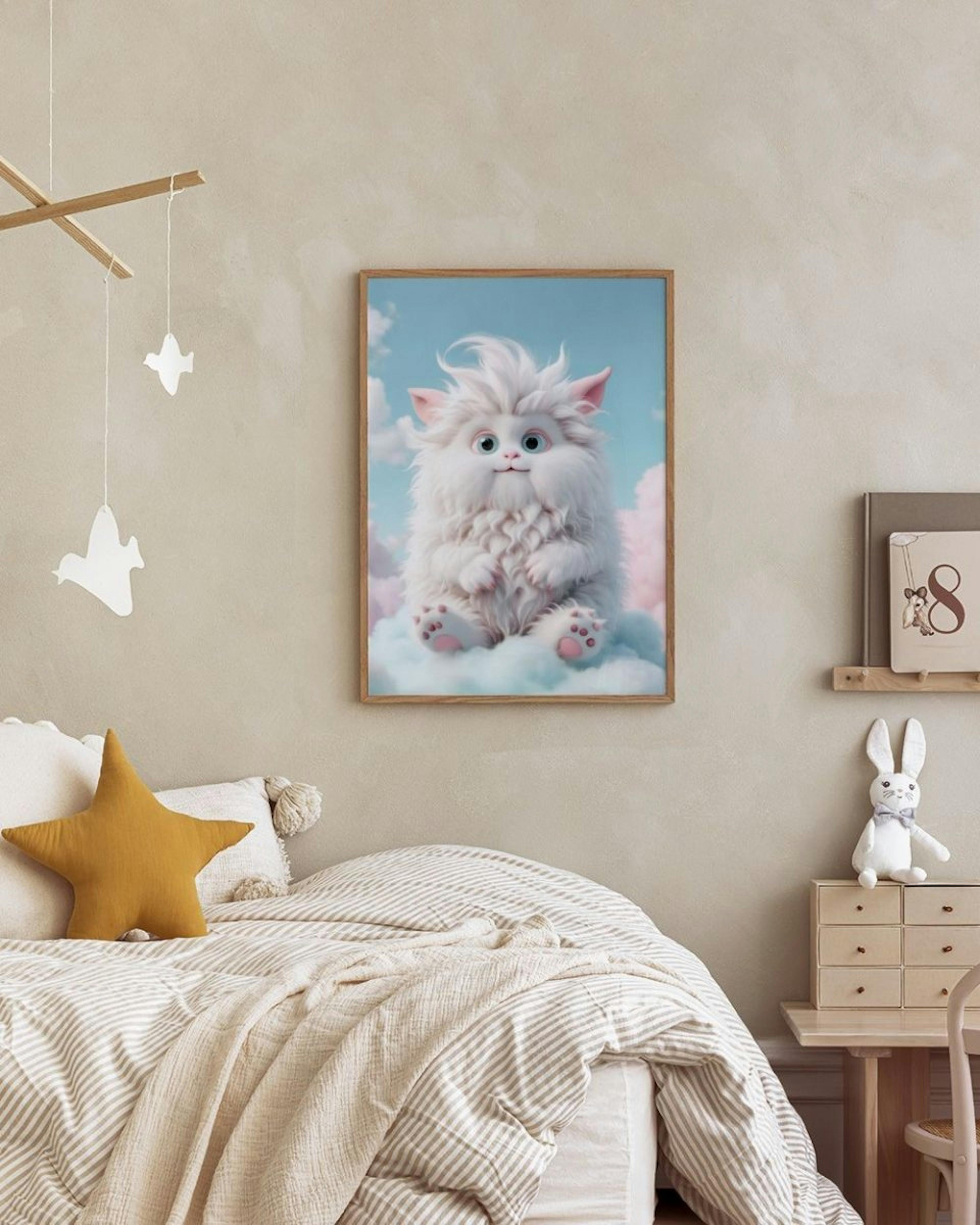 Fluffy Creature No2 Poster