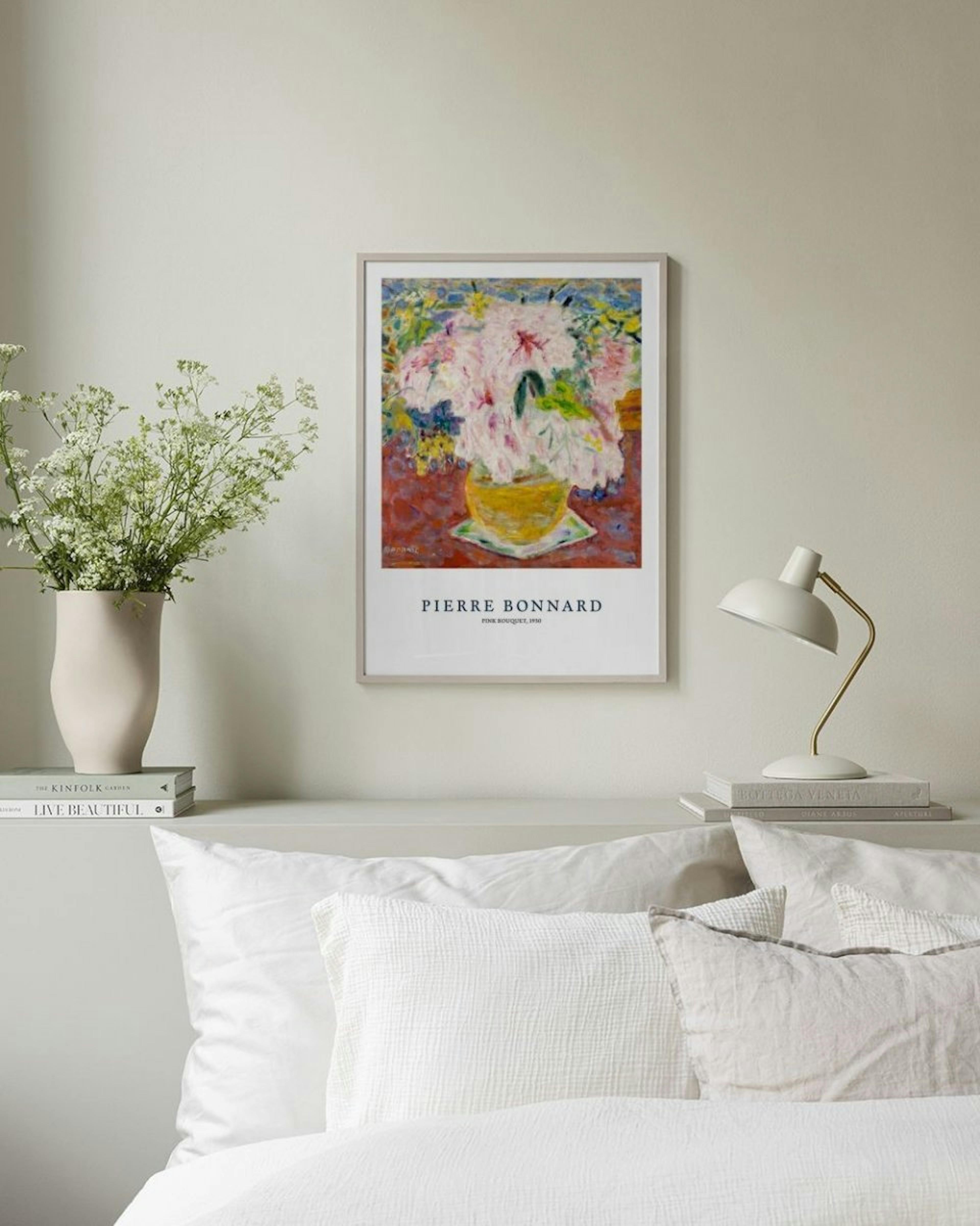 Pierre Bonnard - Pink Bouquet Print