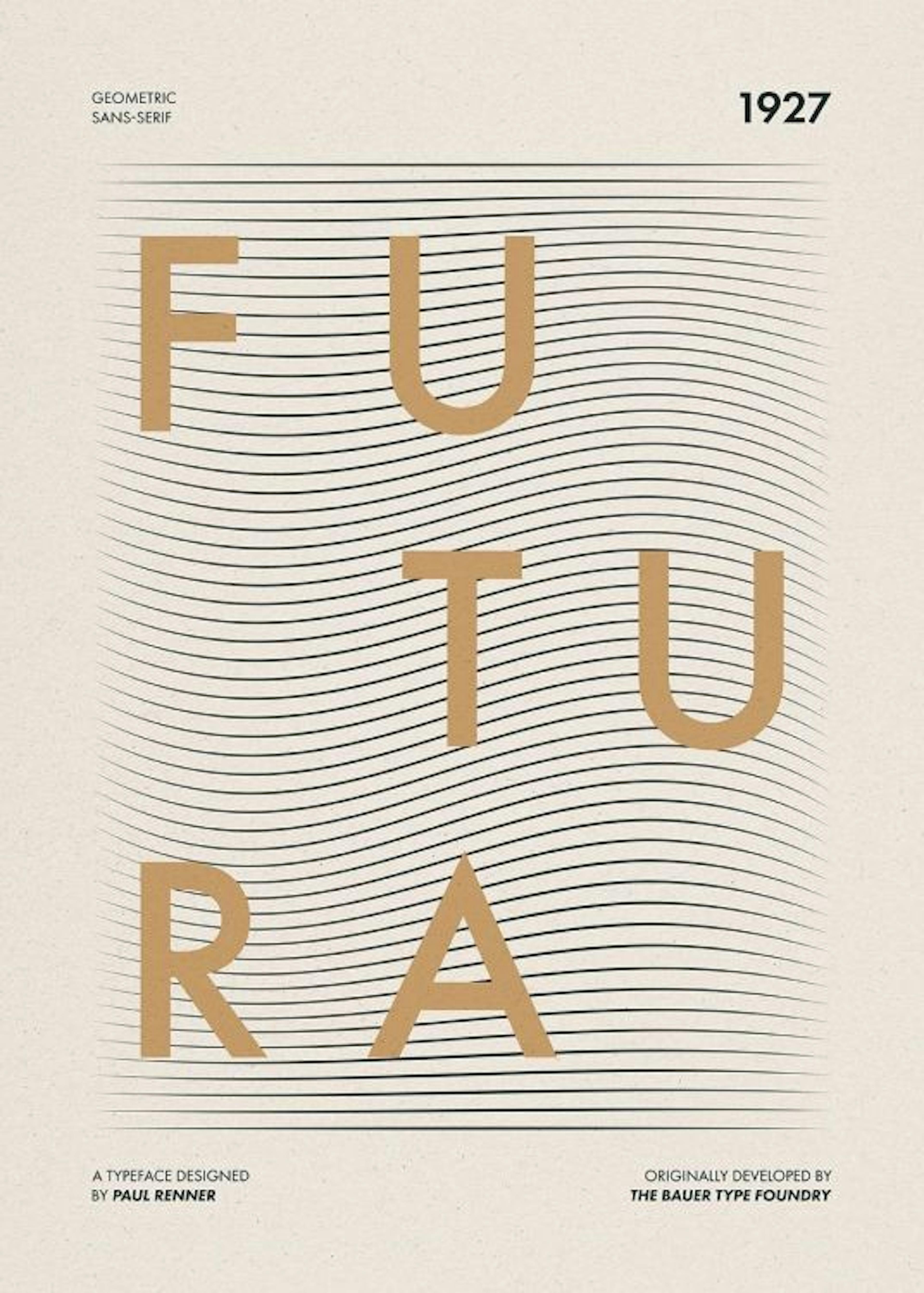 Futura Lines Poster 0