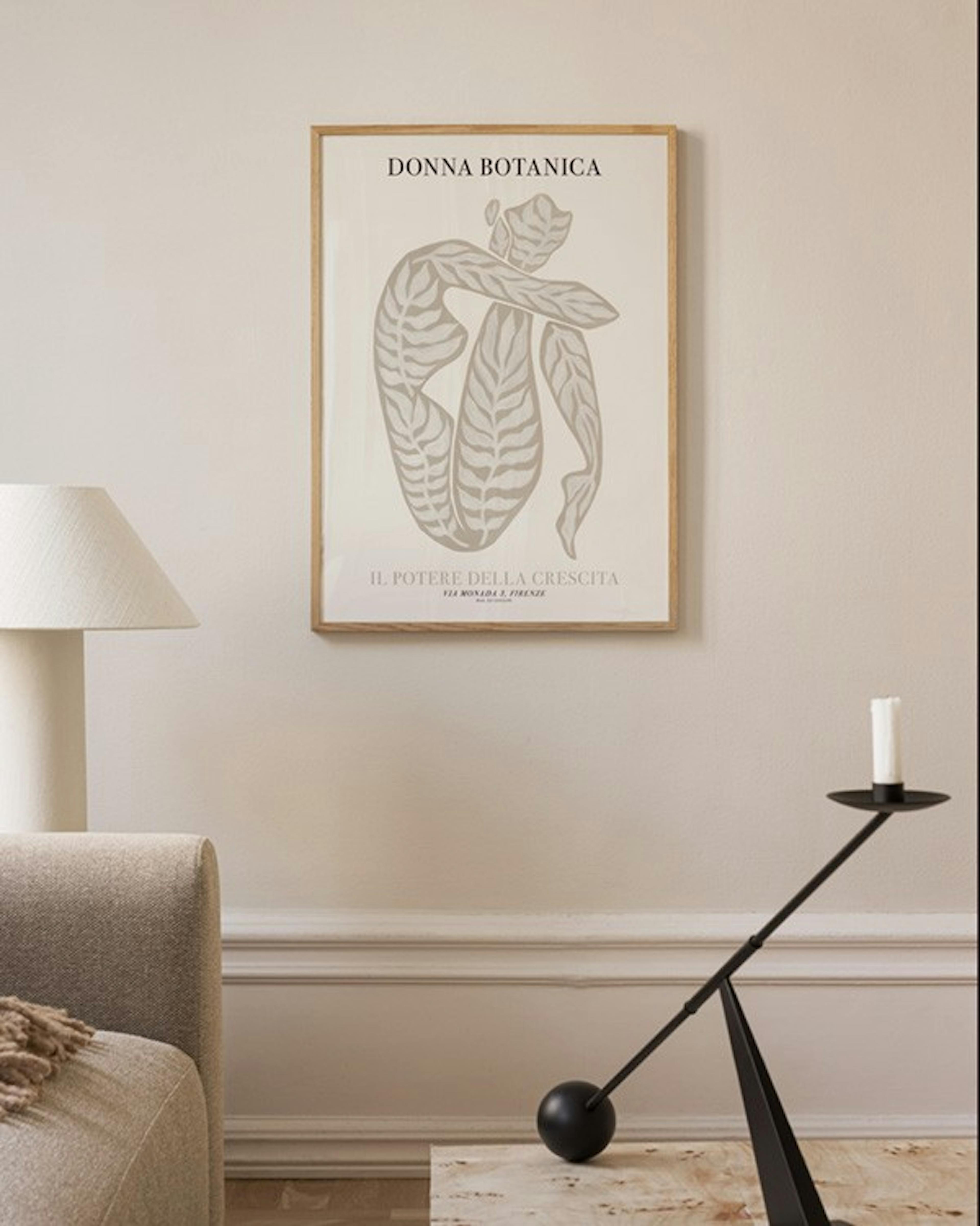 Donna Botanica Poster