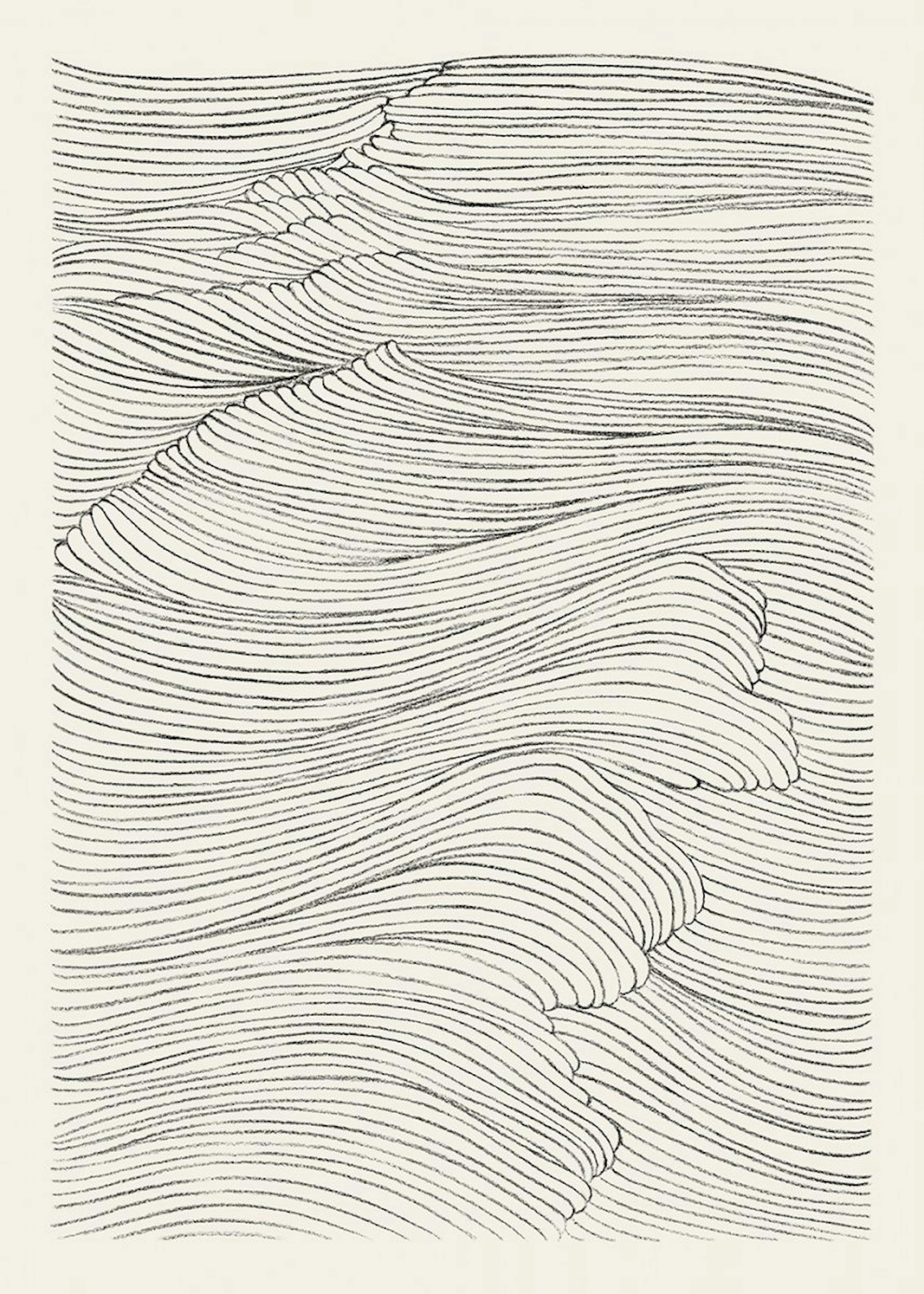 Waves in Line Print 0