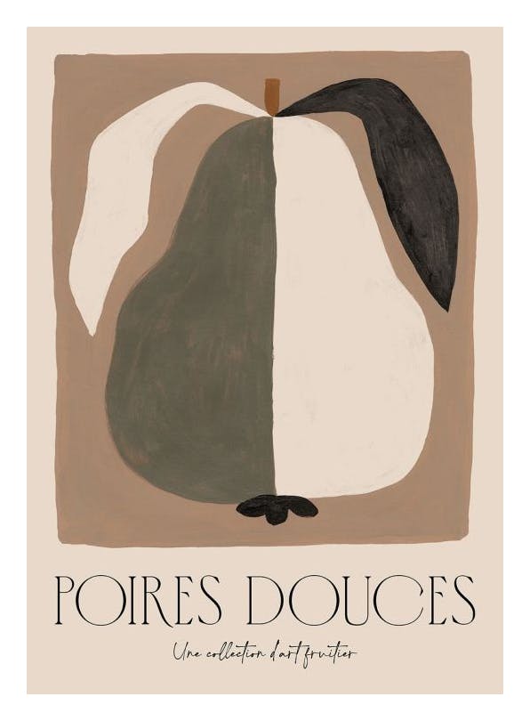 Sweet Pear Poster (30x40 cm)- Cibo
