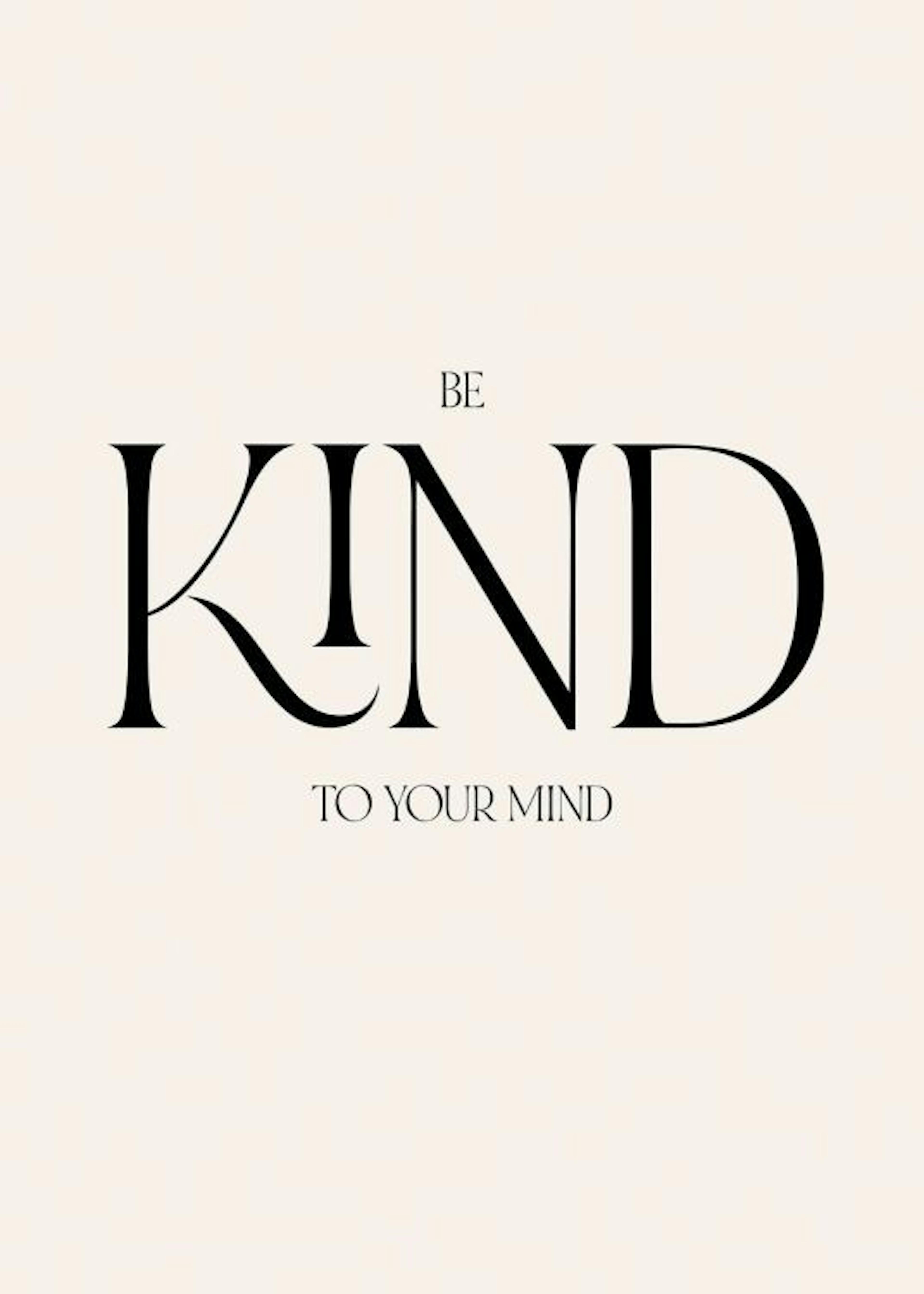 Kind Mind Poster