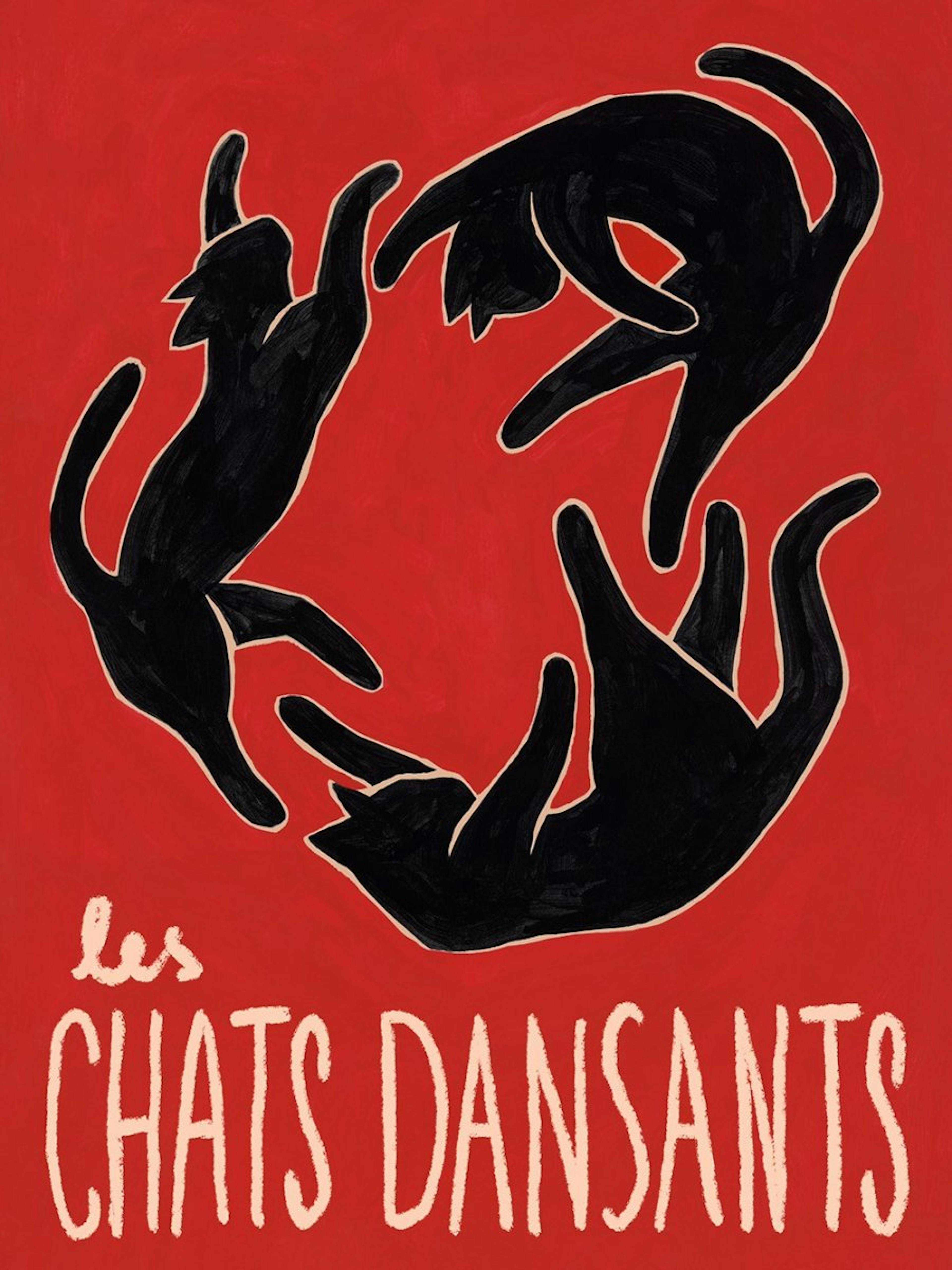 Les Chats Dansants Plakat 0