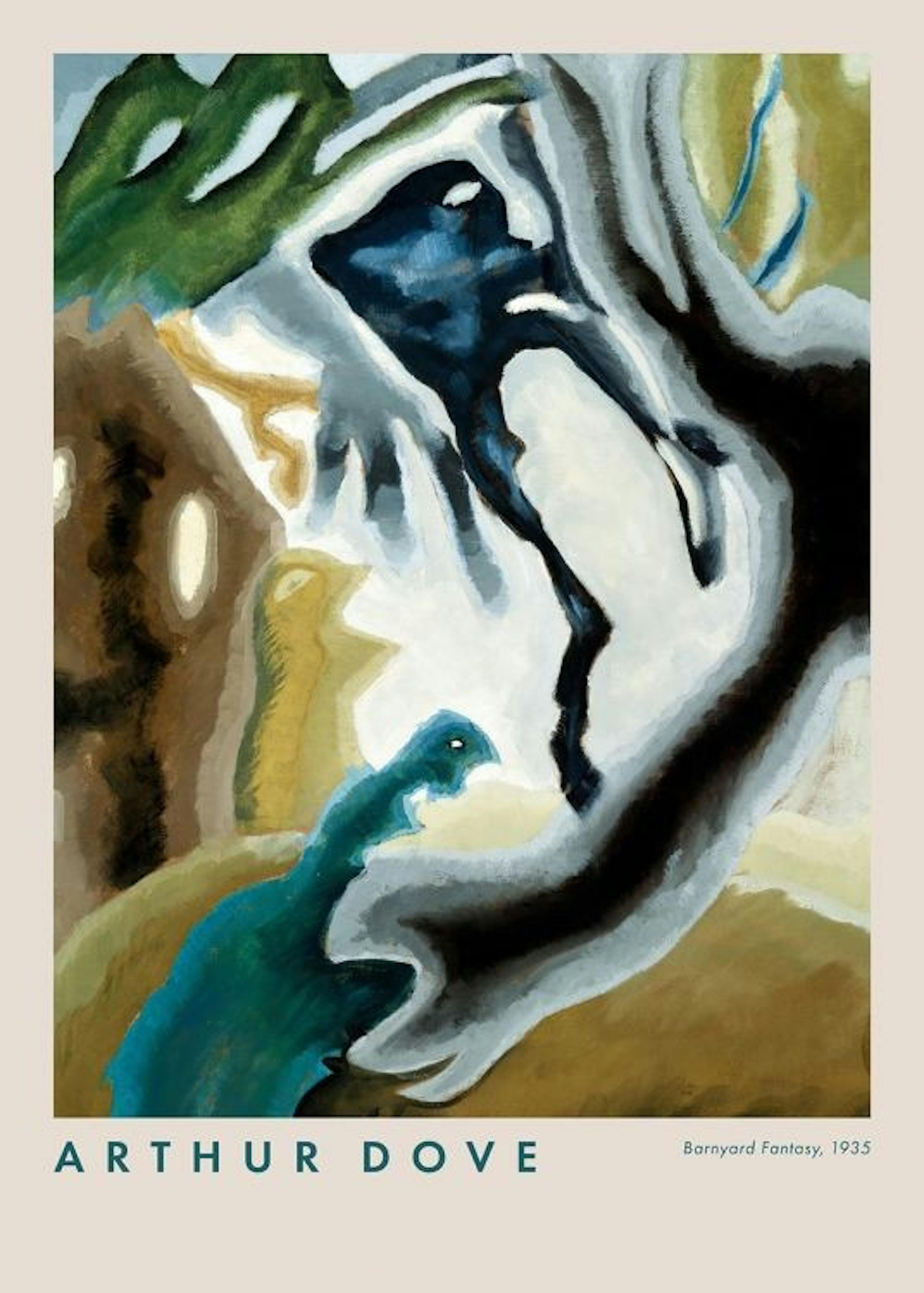 Arthur Dove - Barnyard Fantasy Poster