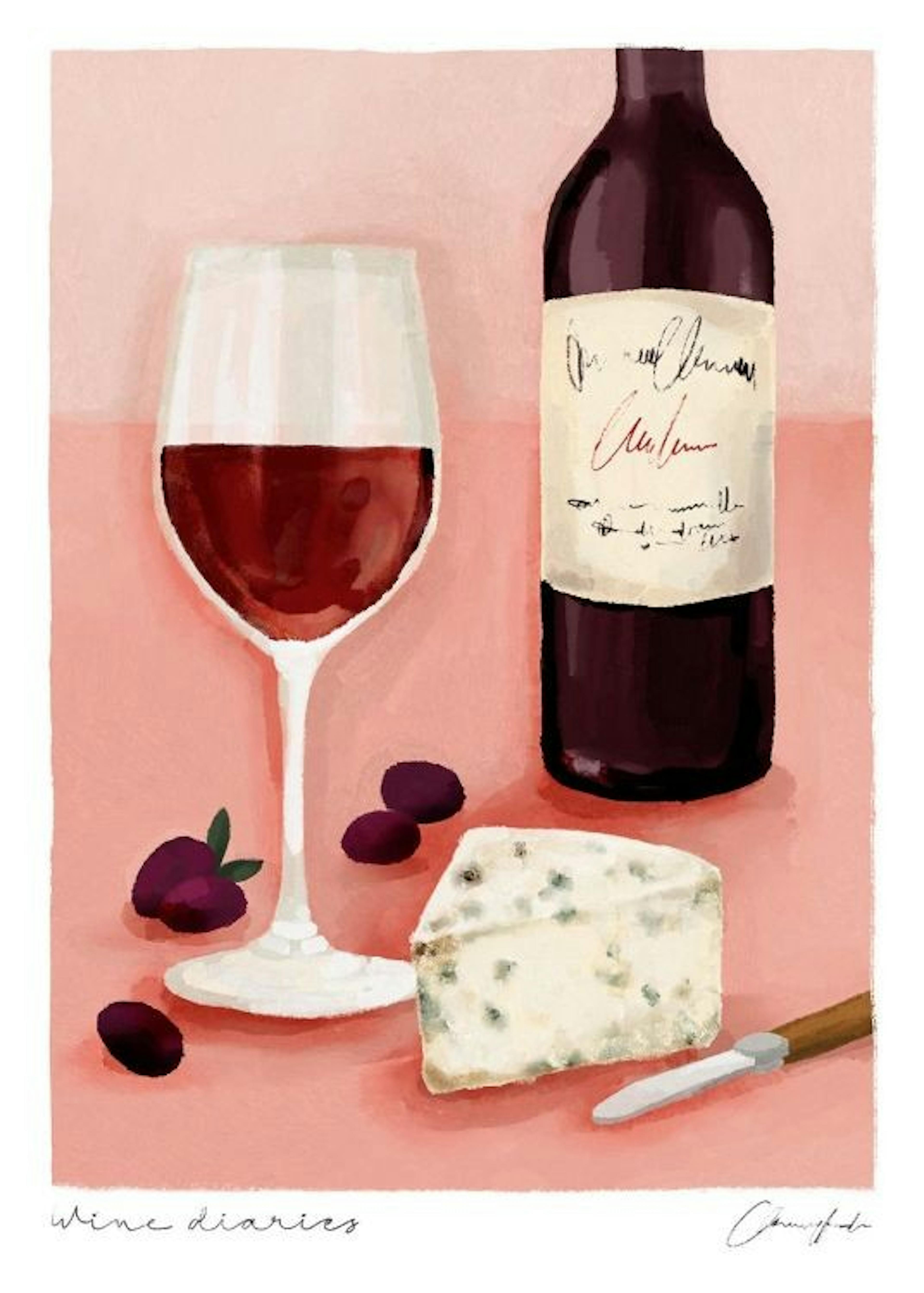 Wine Diaries Print