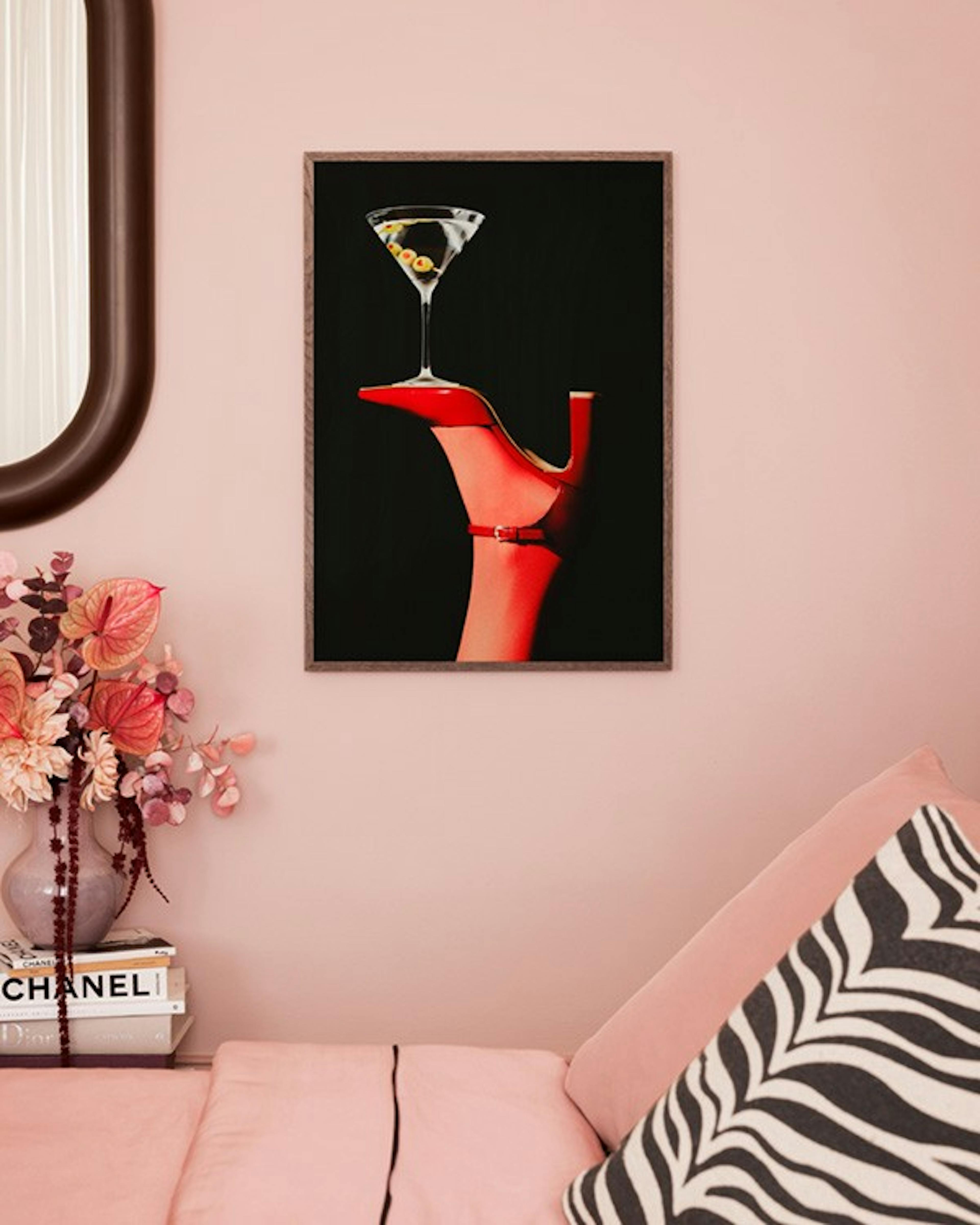 Heels and Martini Poster