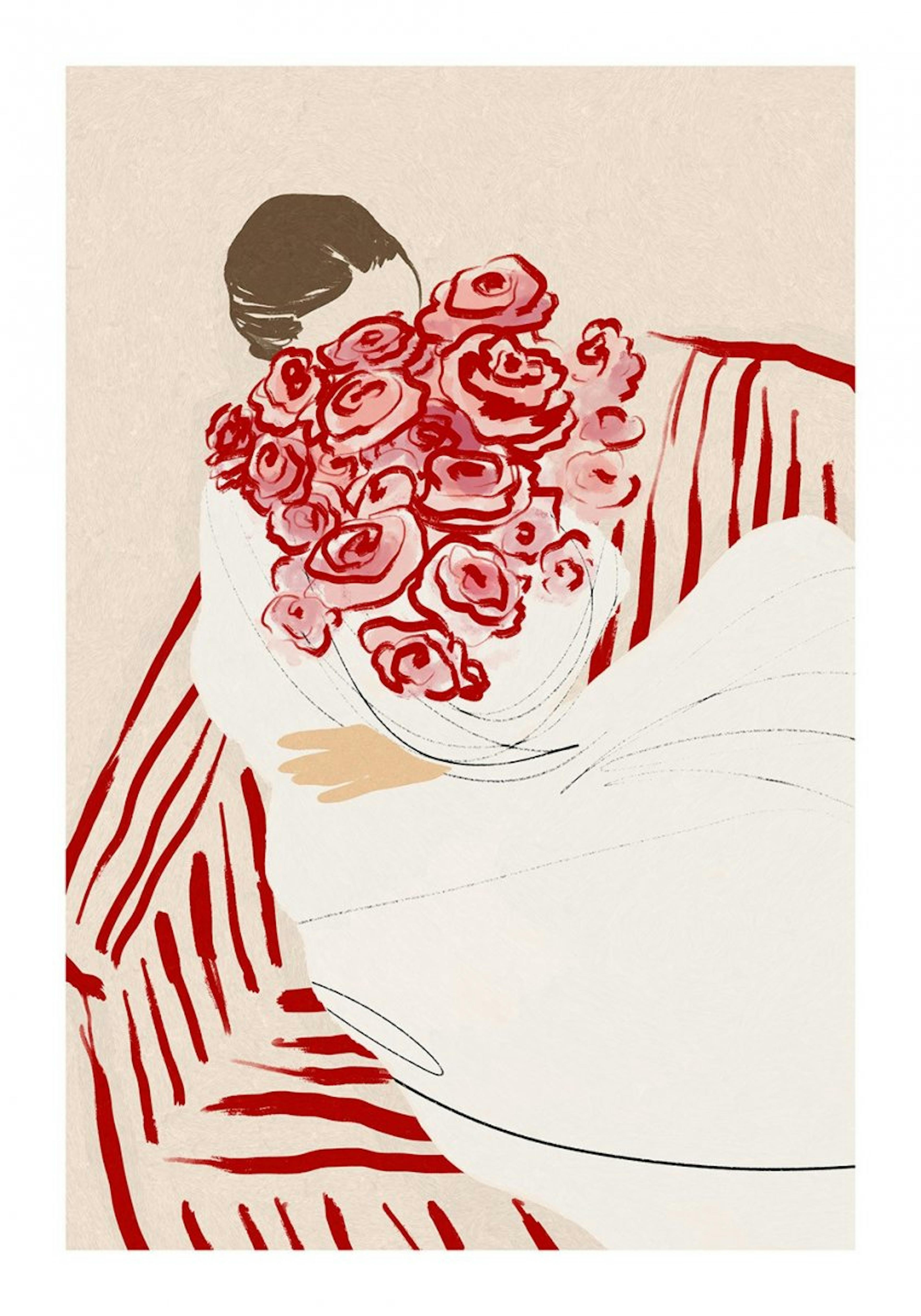 Hug of Roses Print 0