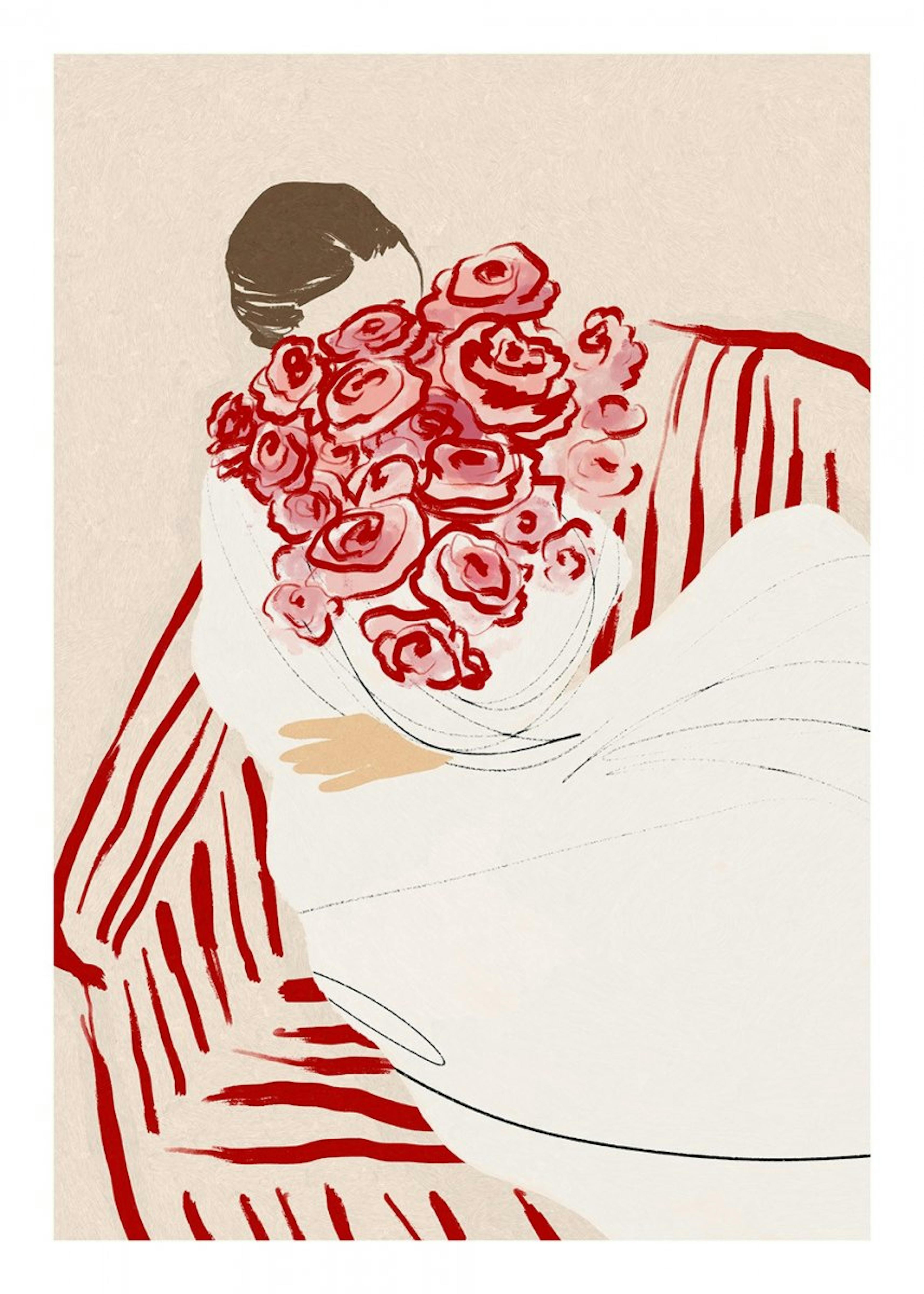 Hug of Roses Print 0