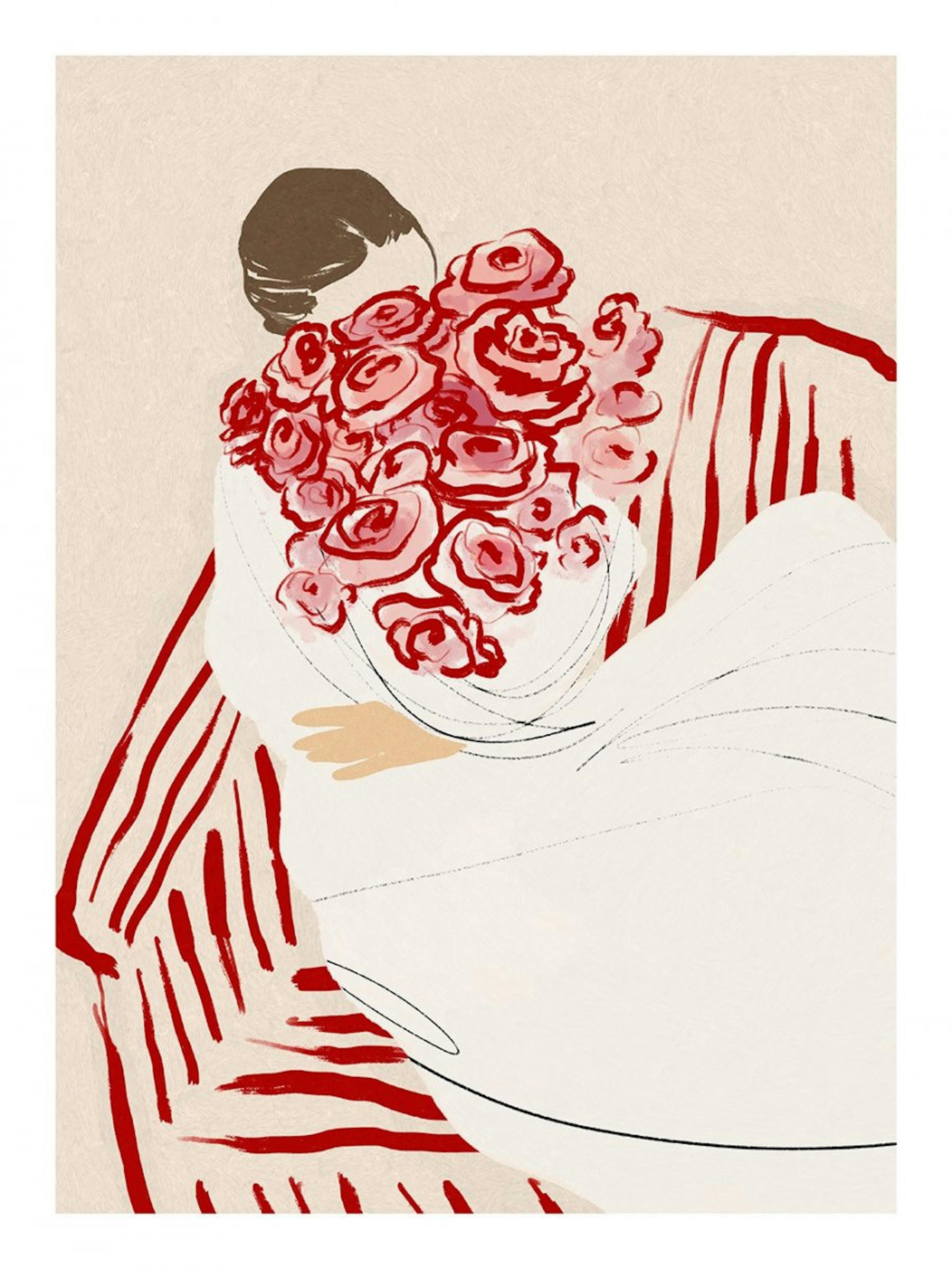 Hug of Roses Print 0