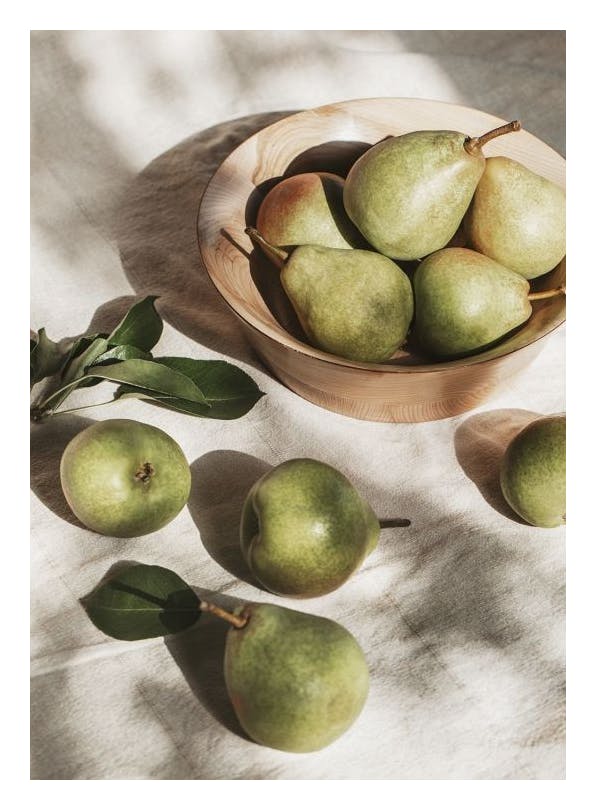 Sunlit Pears Poster (30x40 cm) - Eten