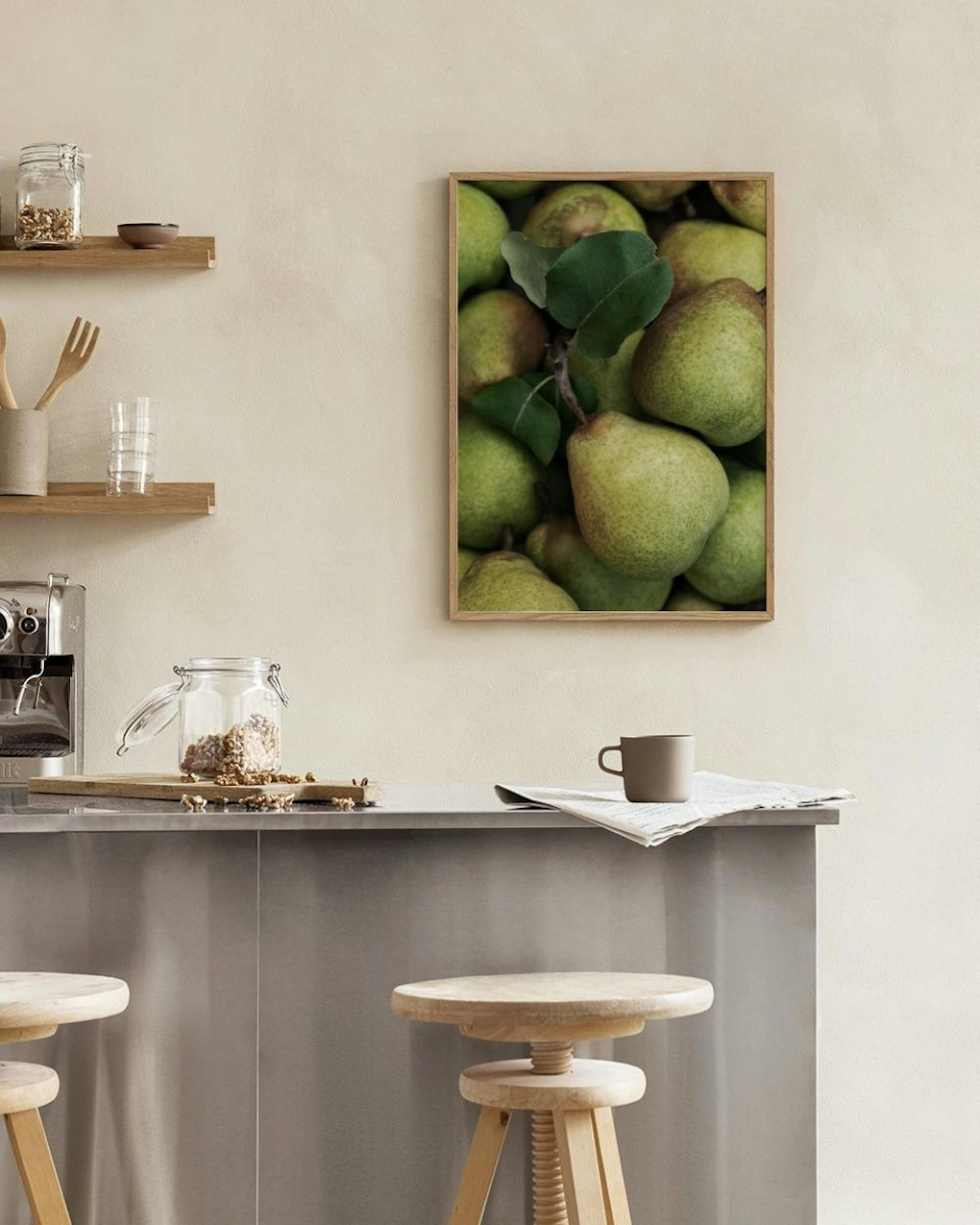 Closeup Pears Plakat