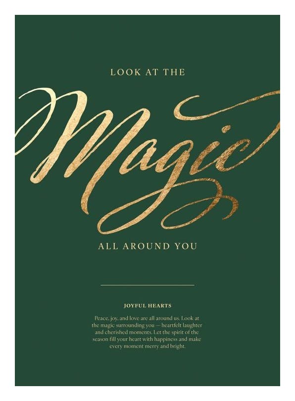 Look at the Magic Poster (21x30 cm) - Kerstposters