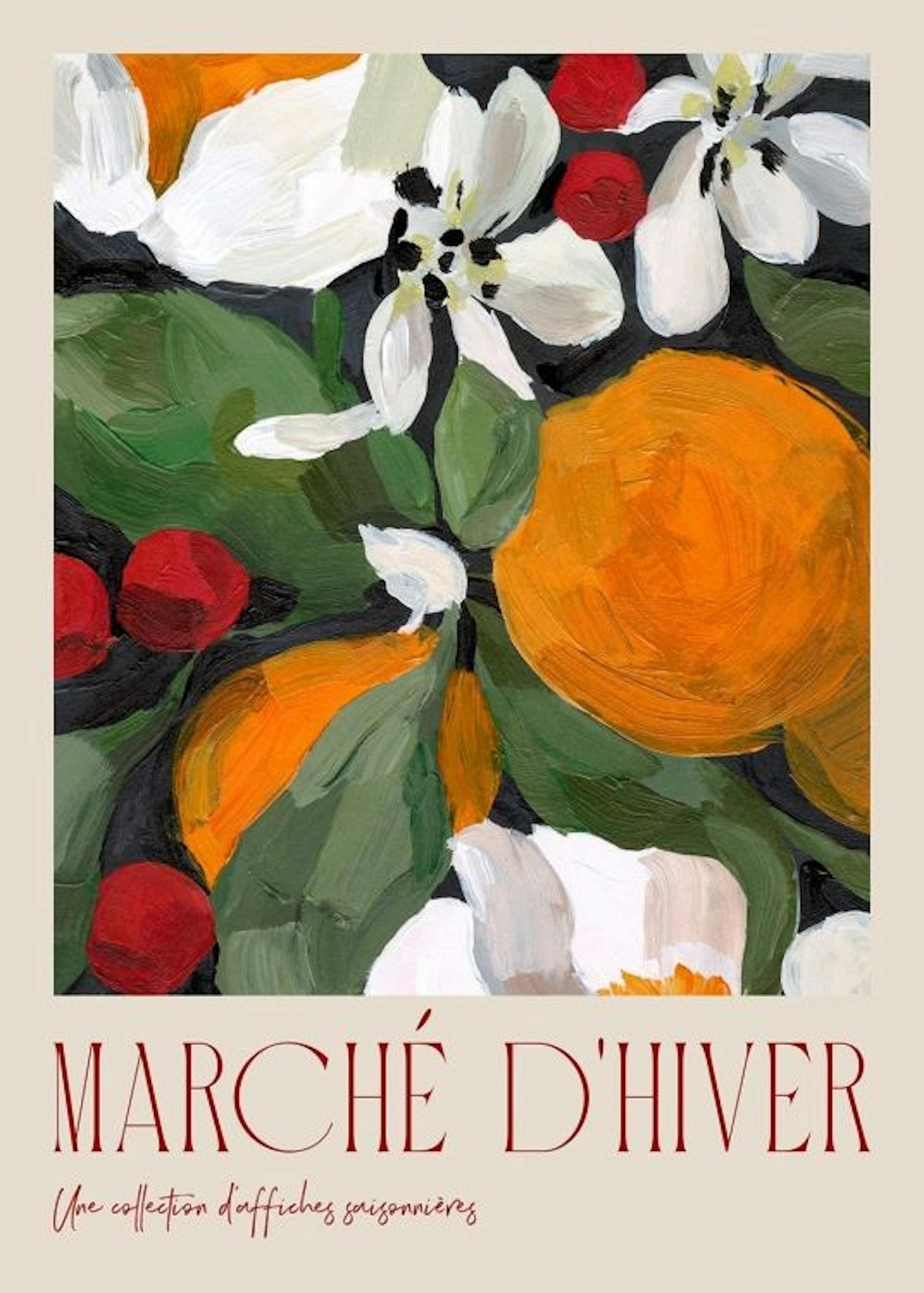 Marché D'Hiver No2 Poster