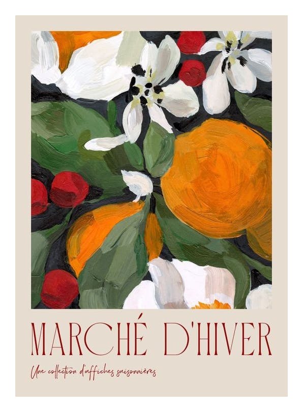 Prints - Marché D'Hiver No2 Print (50x70 cm) - Holiday Prints