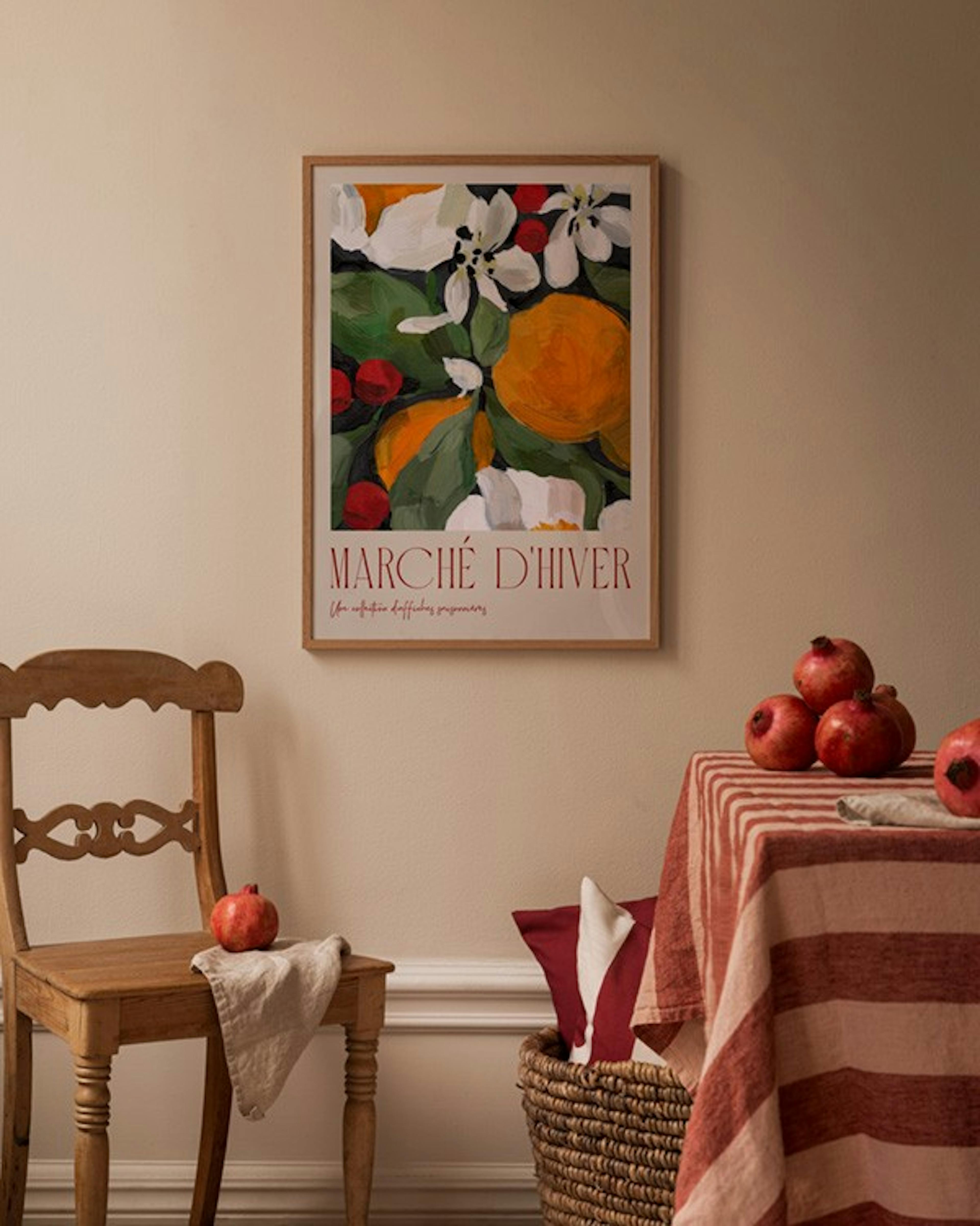 Marché D'Hiver No2 Poster