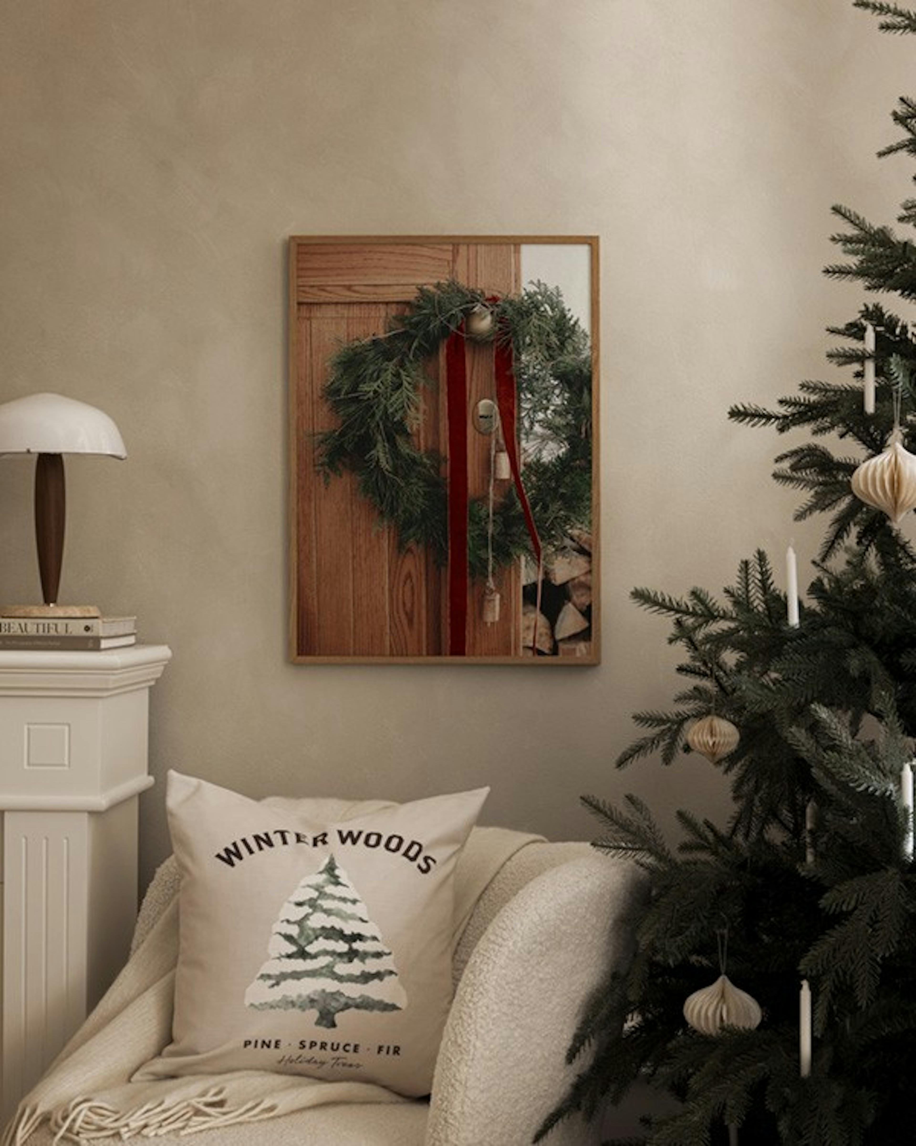 Rustic Wreath Print