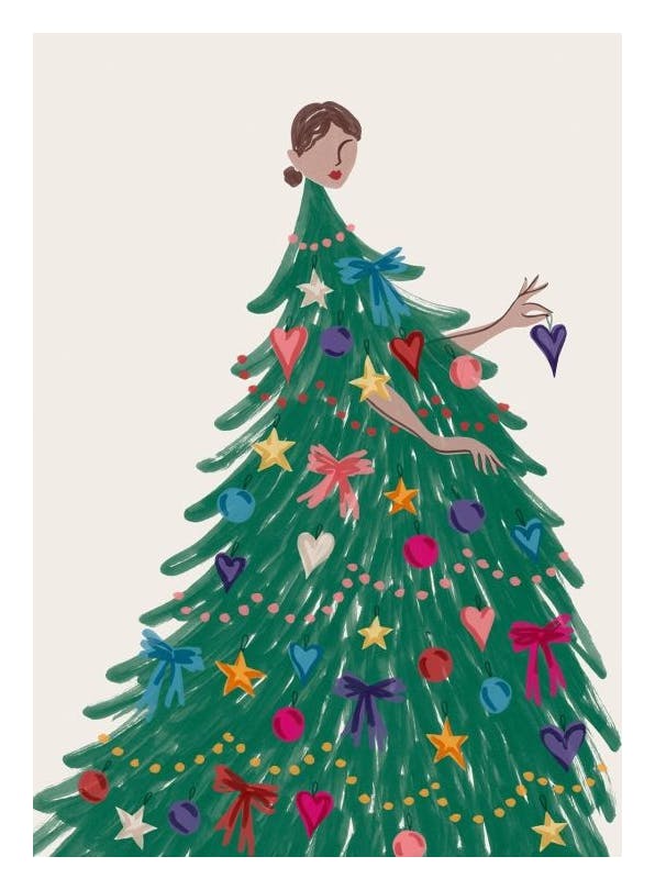 Dress for the Holidays Poster (13x18 cm) - Kerstposters