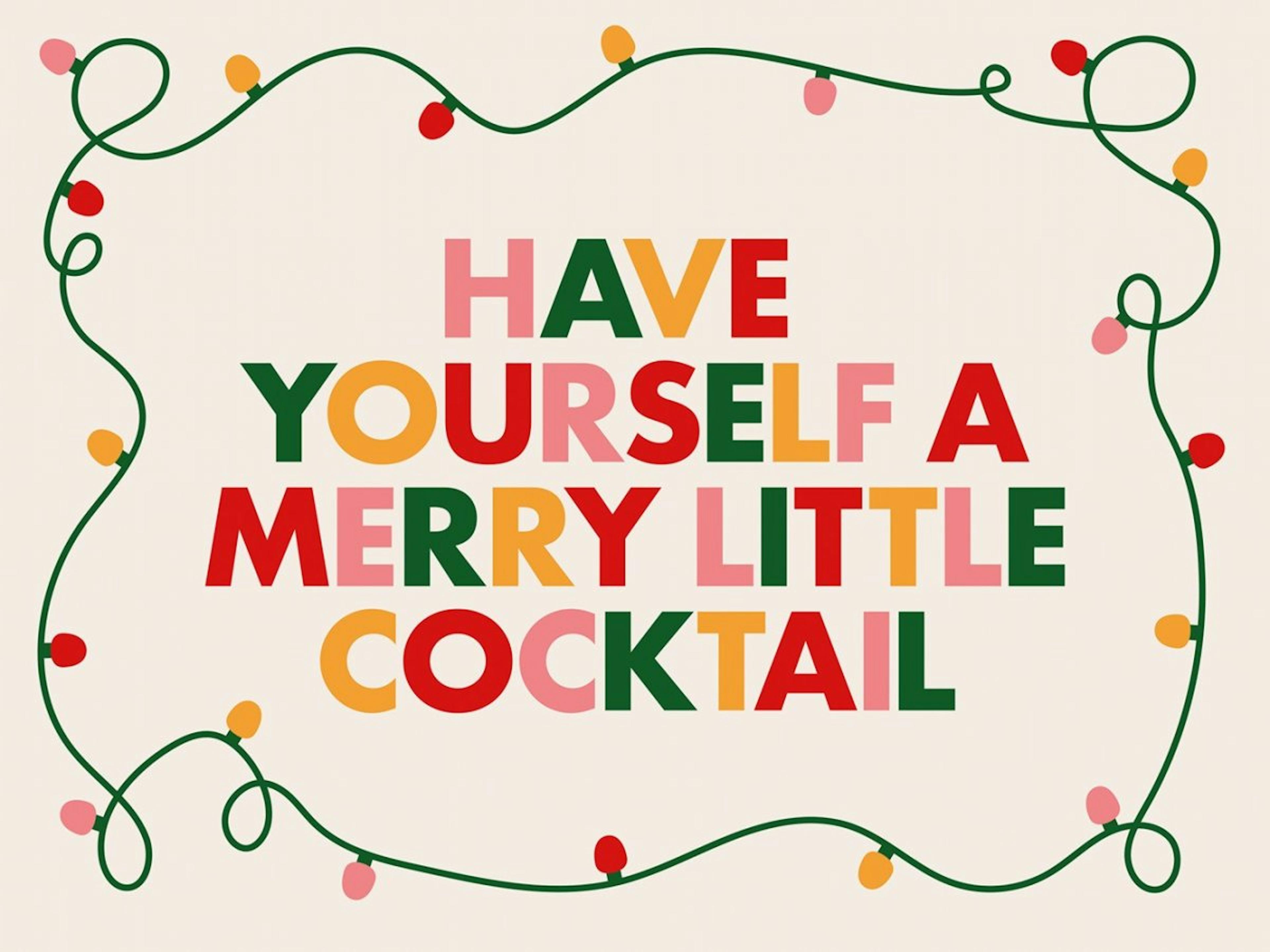 Merry Little Cocktail Poster 0