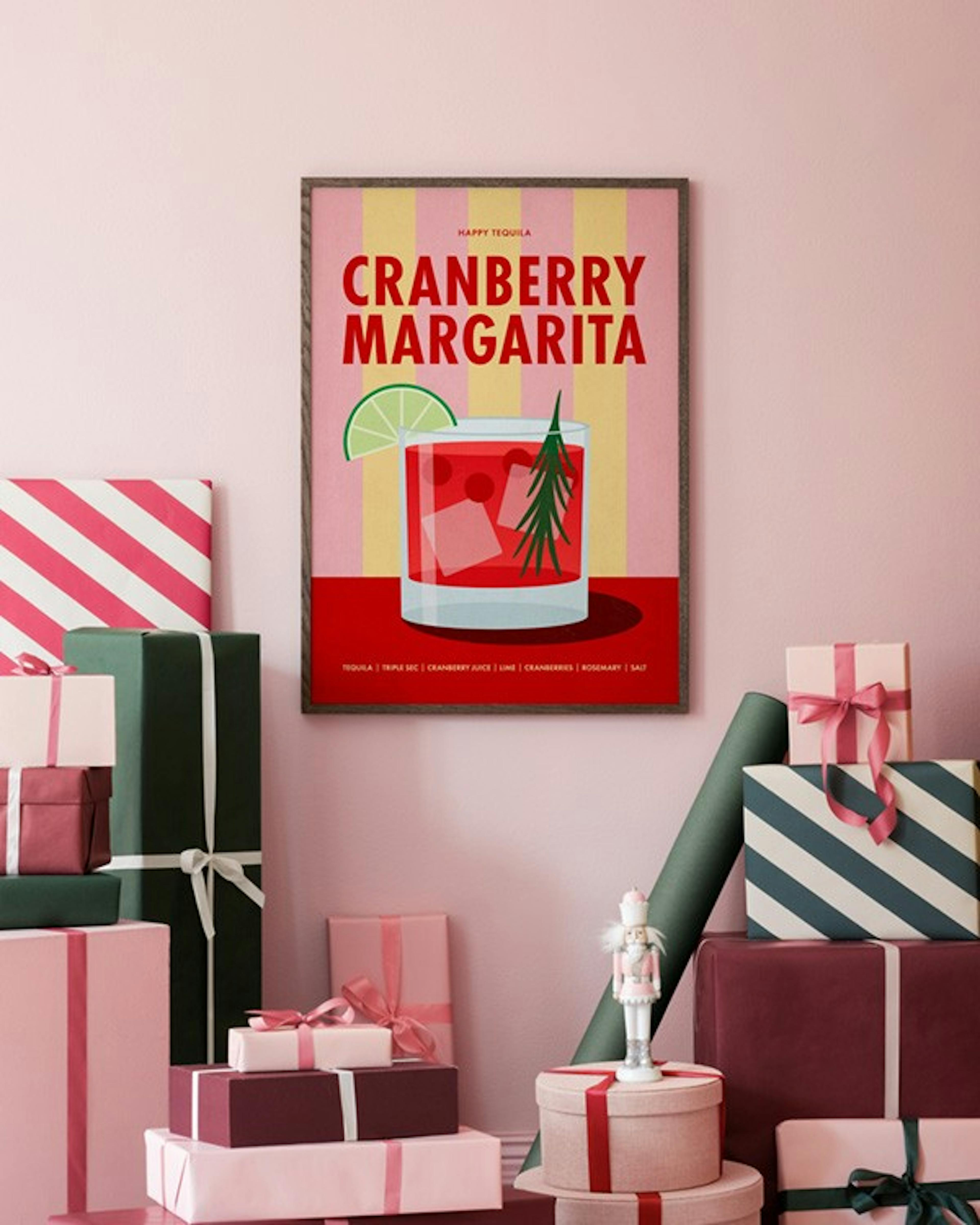 Cranberry Margarita Plagát