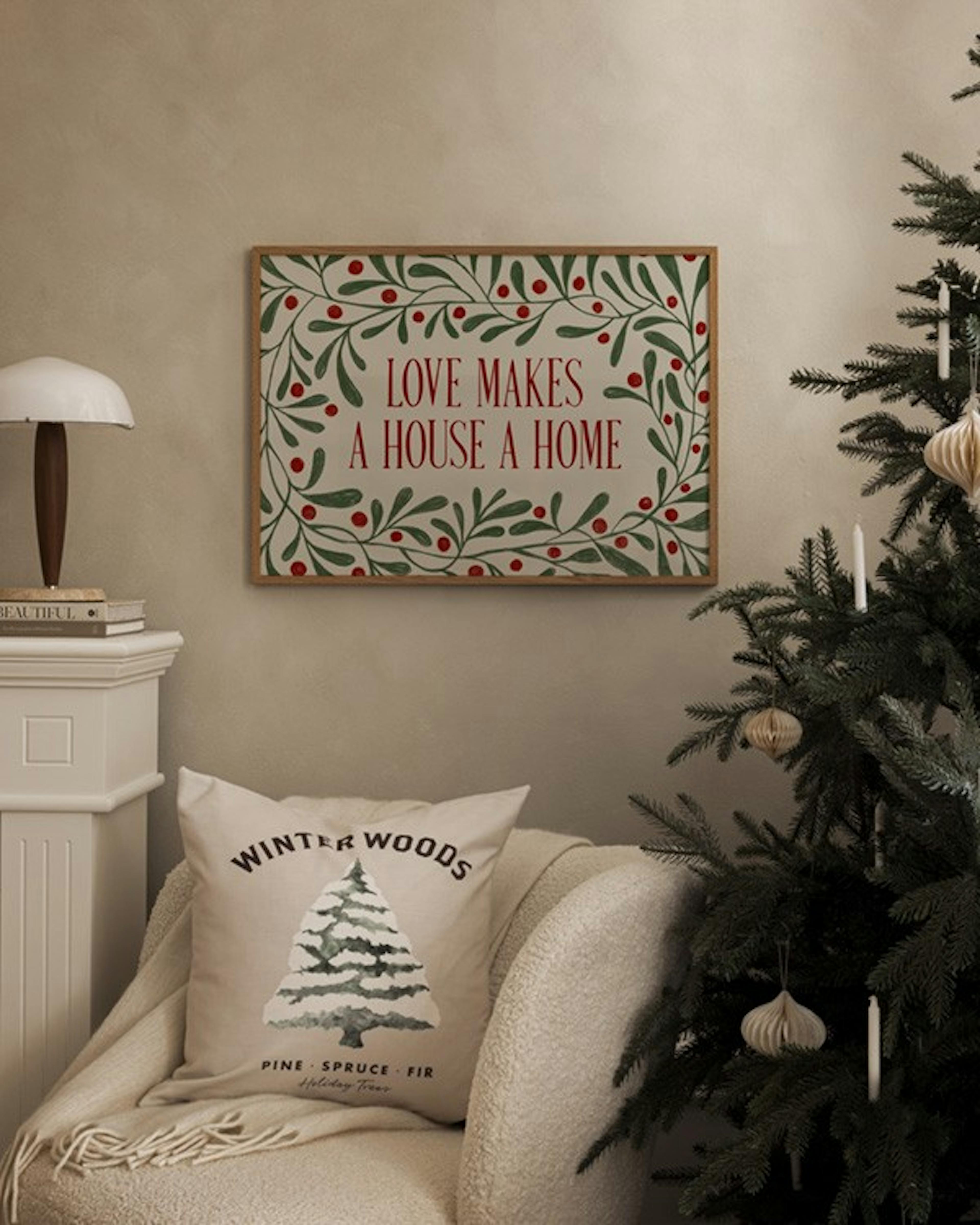 Love Makes a House a Home Poster