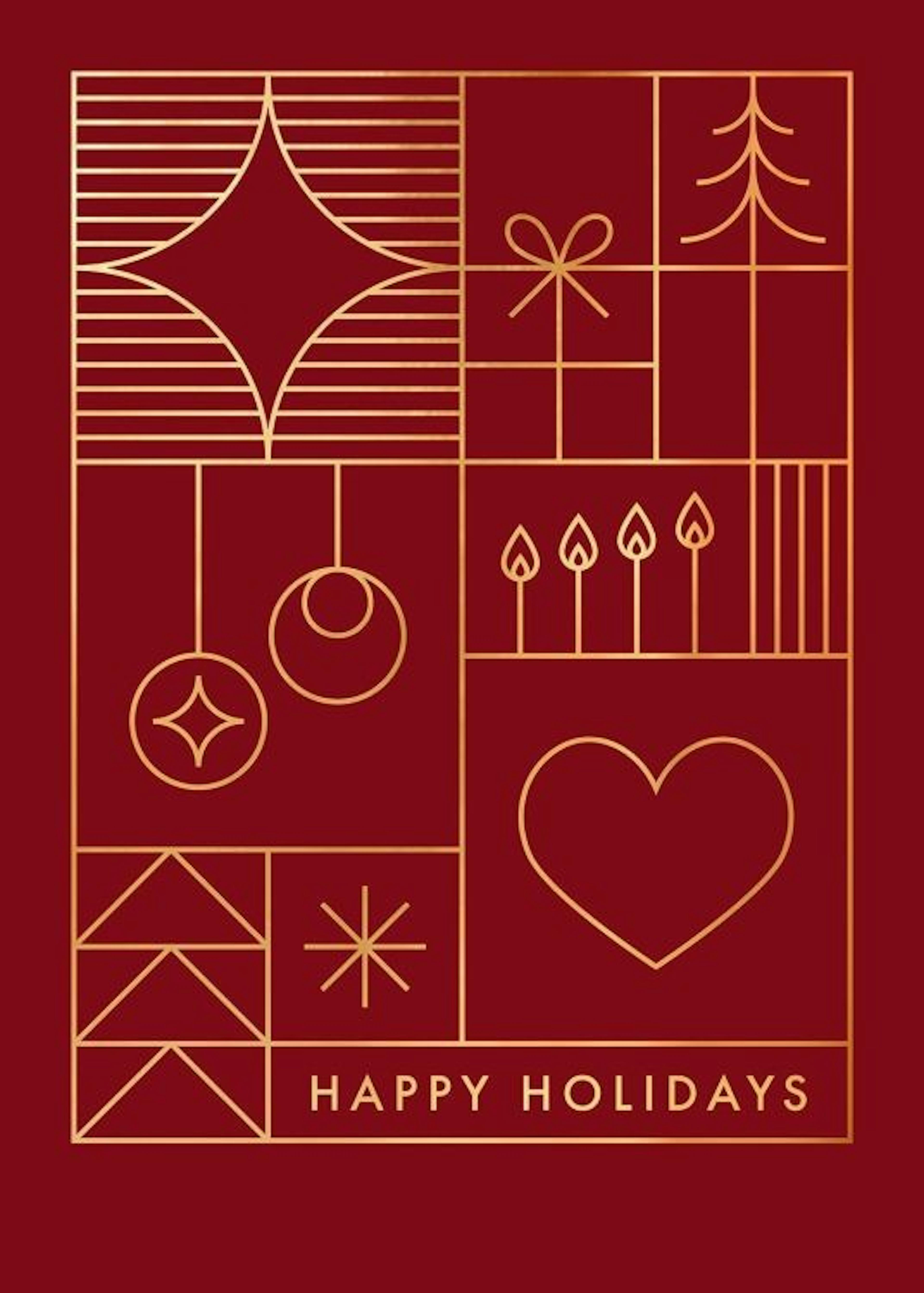 Happy Holidays Graphic Poster 0