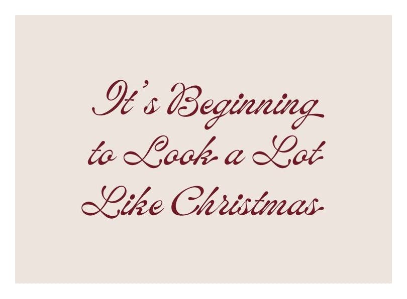 Look a Lot Like Christmas Affiche (40x50 cm) - Affiches de Fêtes