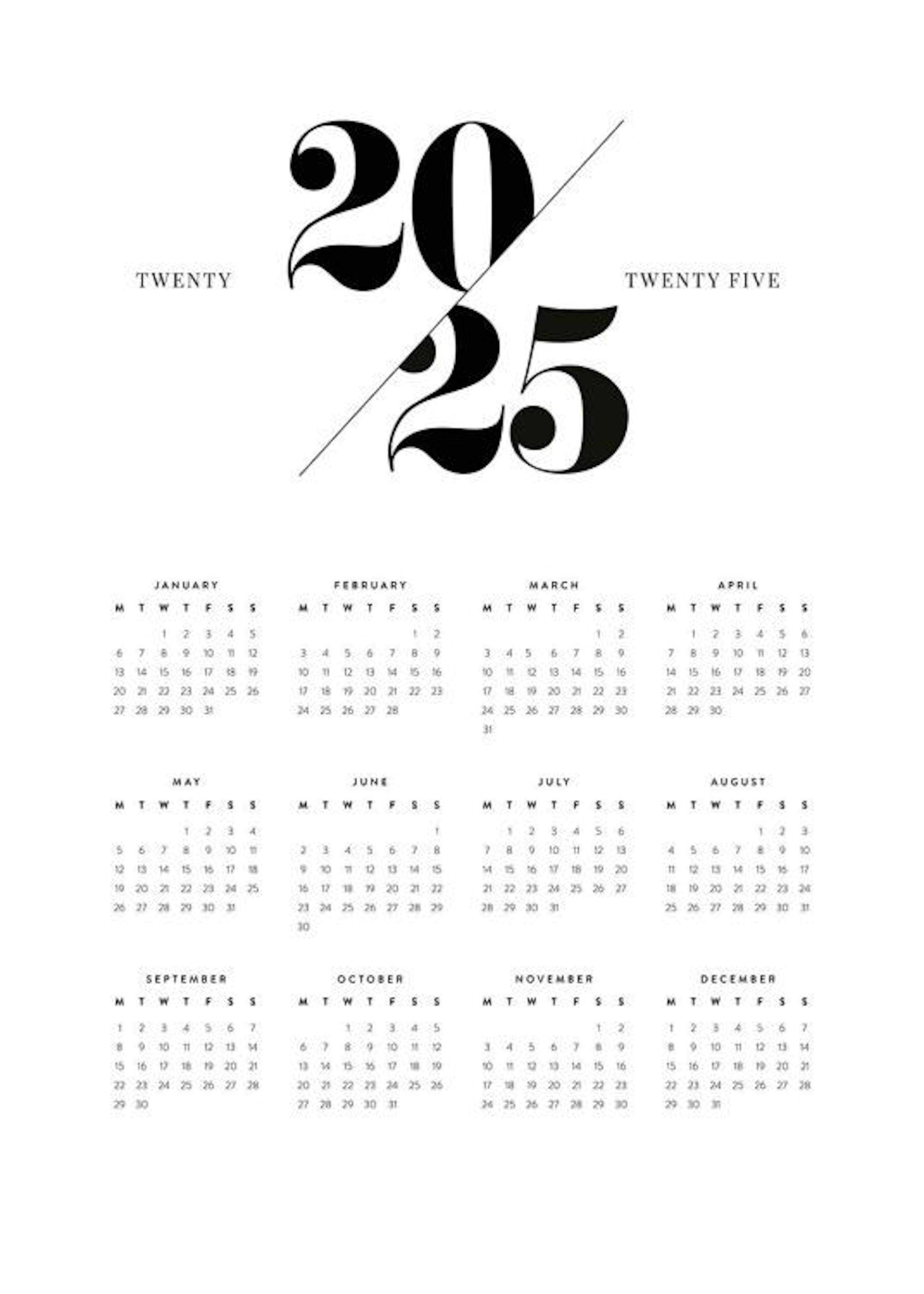 Calendar 2025 Juliste 0