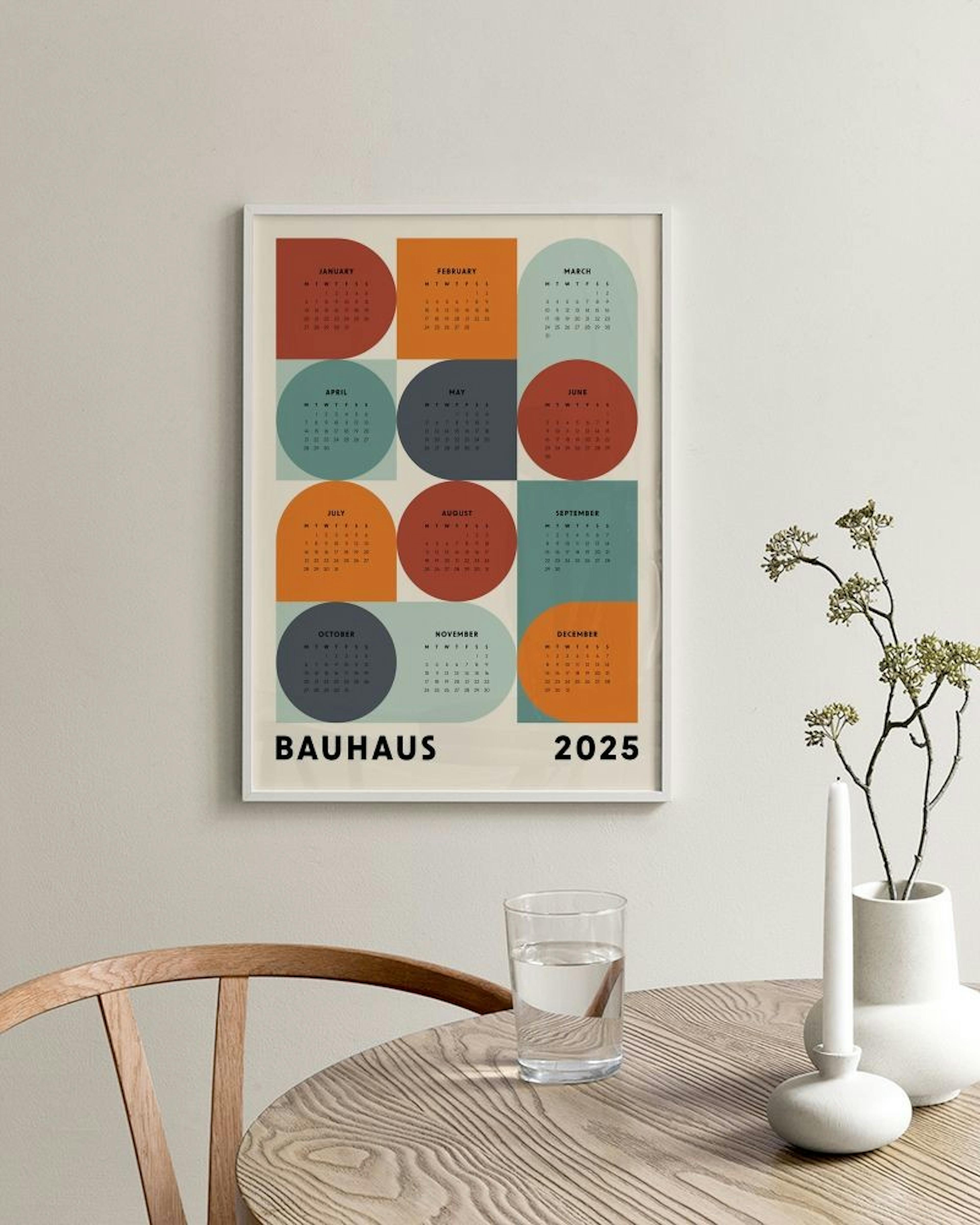 Bauhaus Calendar 2025 Plagát