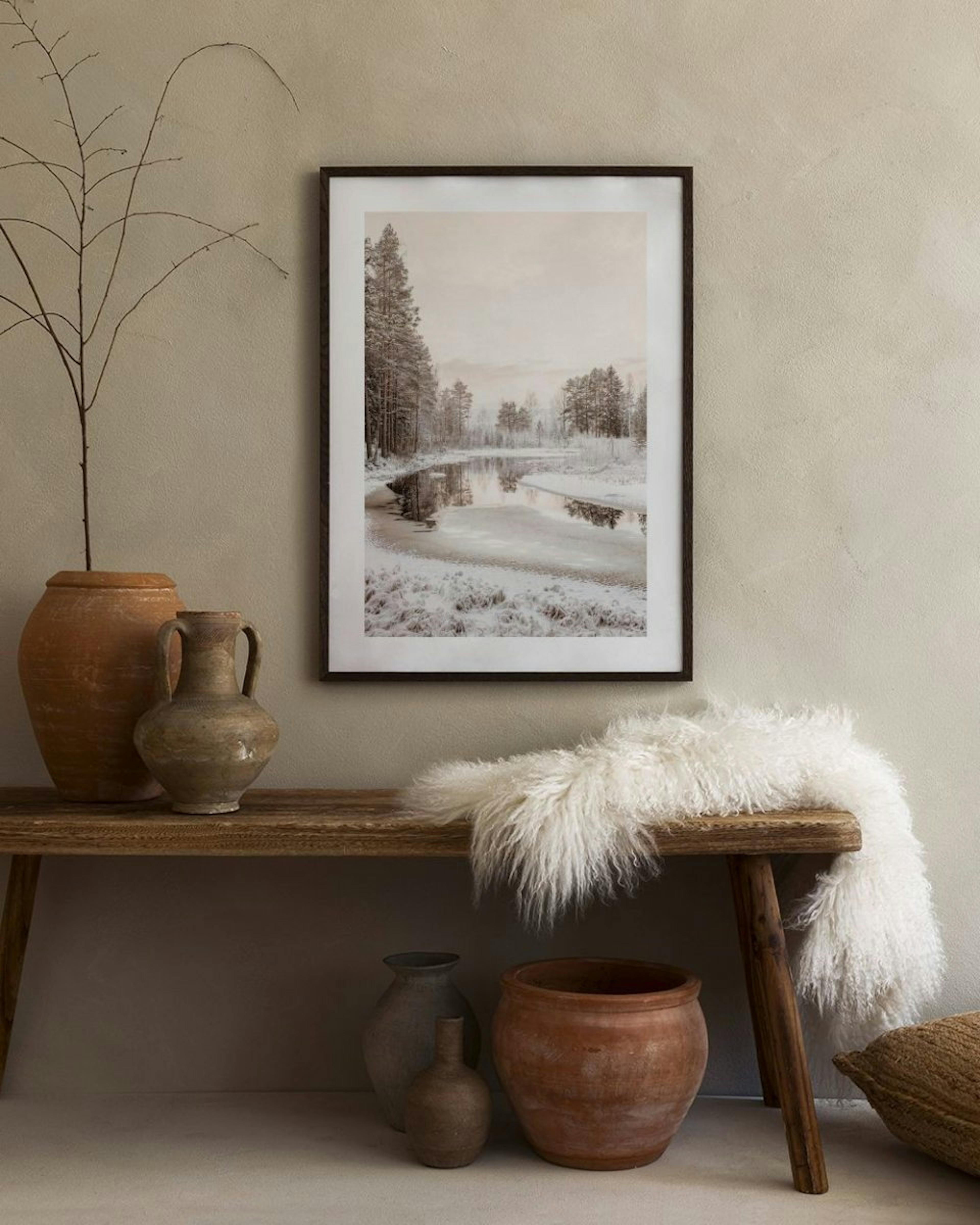 Winter Lake Poster