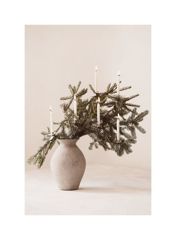 Nordic Candle Light Plakat (50x70 cm)- Fotografia
